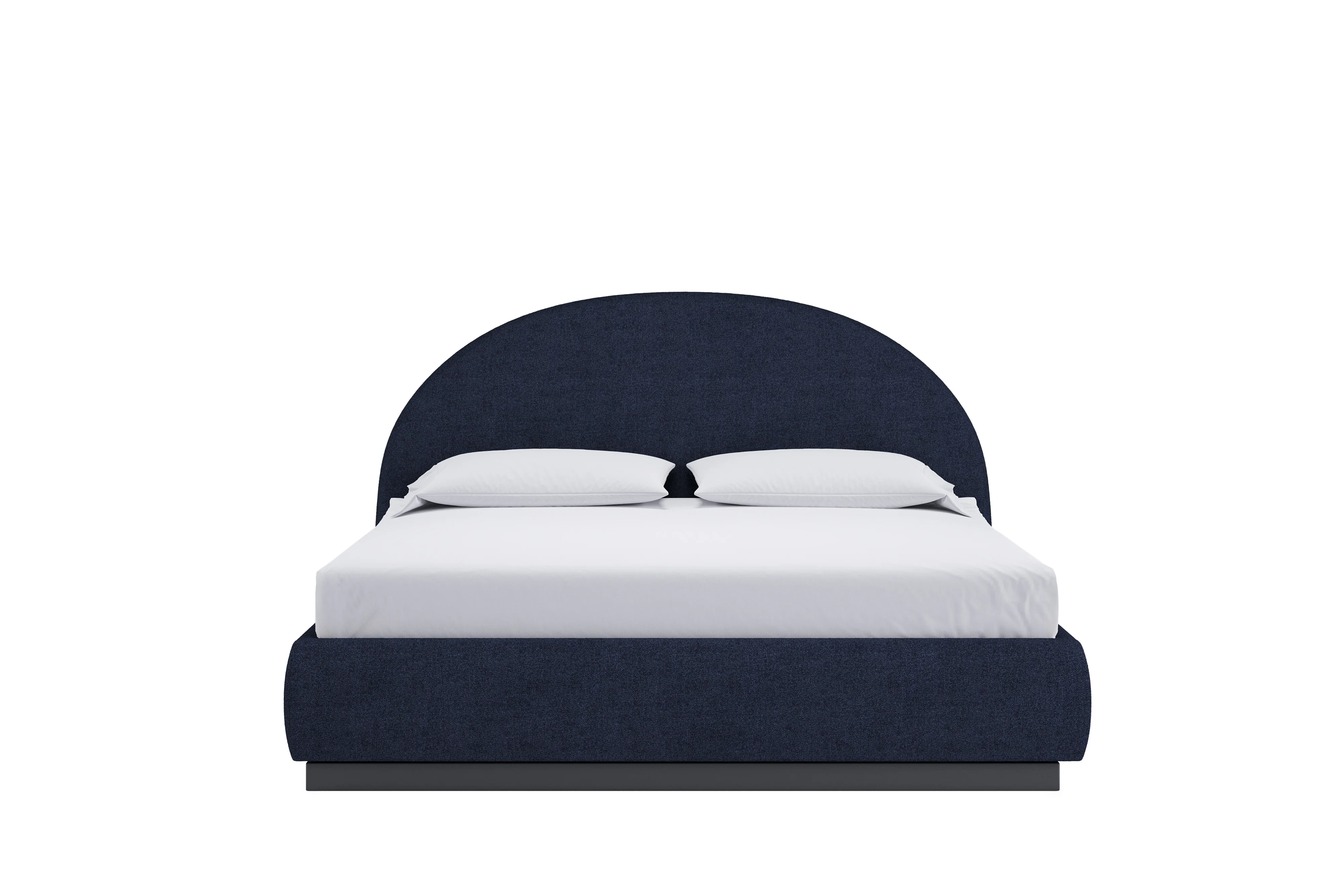 Flex Queen Upholstered Bed in Blue Jeans Chenille - Image 5