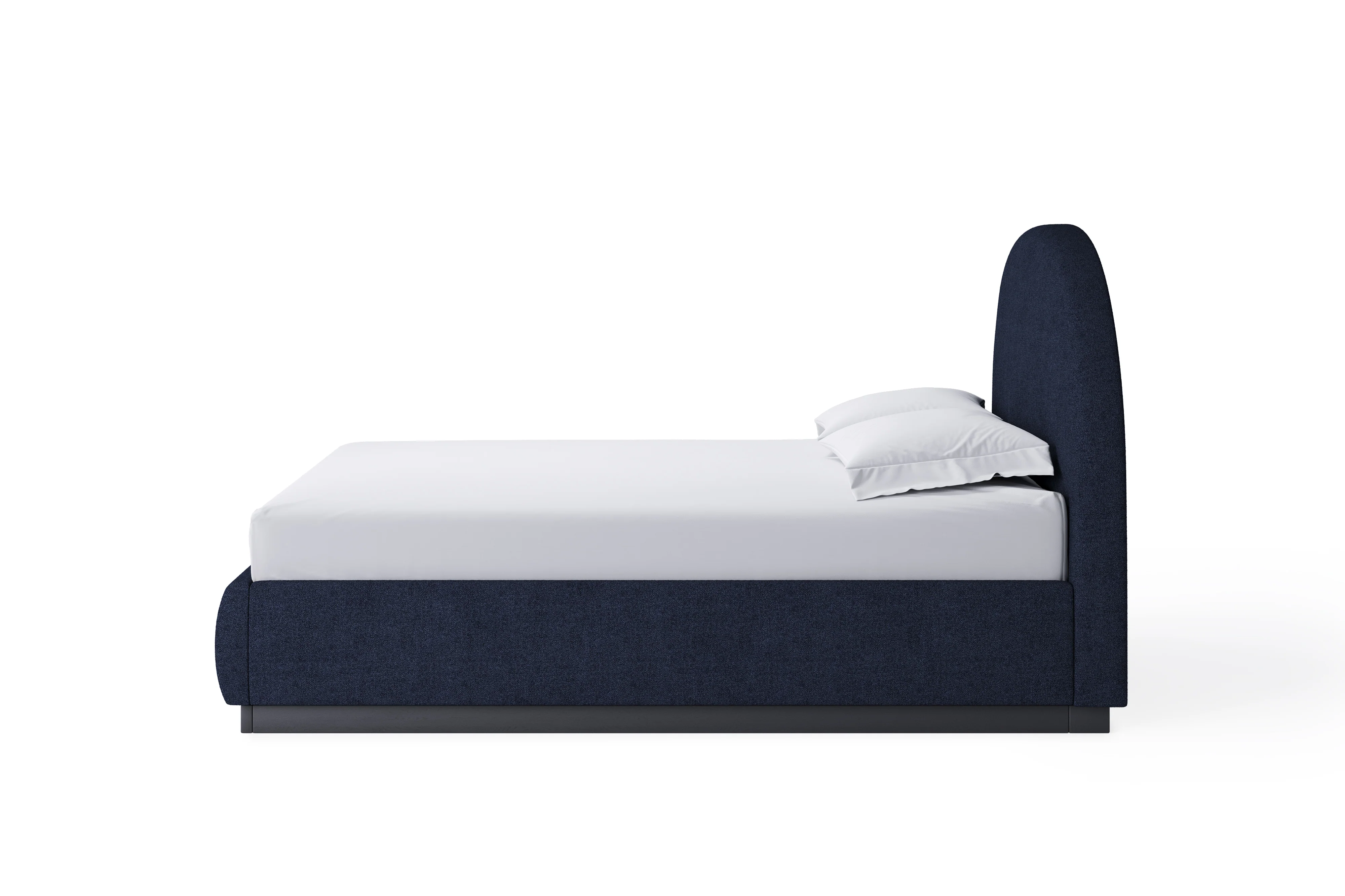 Flex Queen Upholstered Bed in Blue Jeans Chenille - Image 7