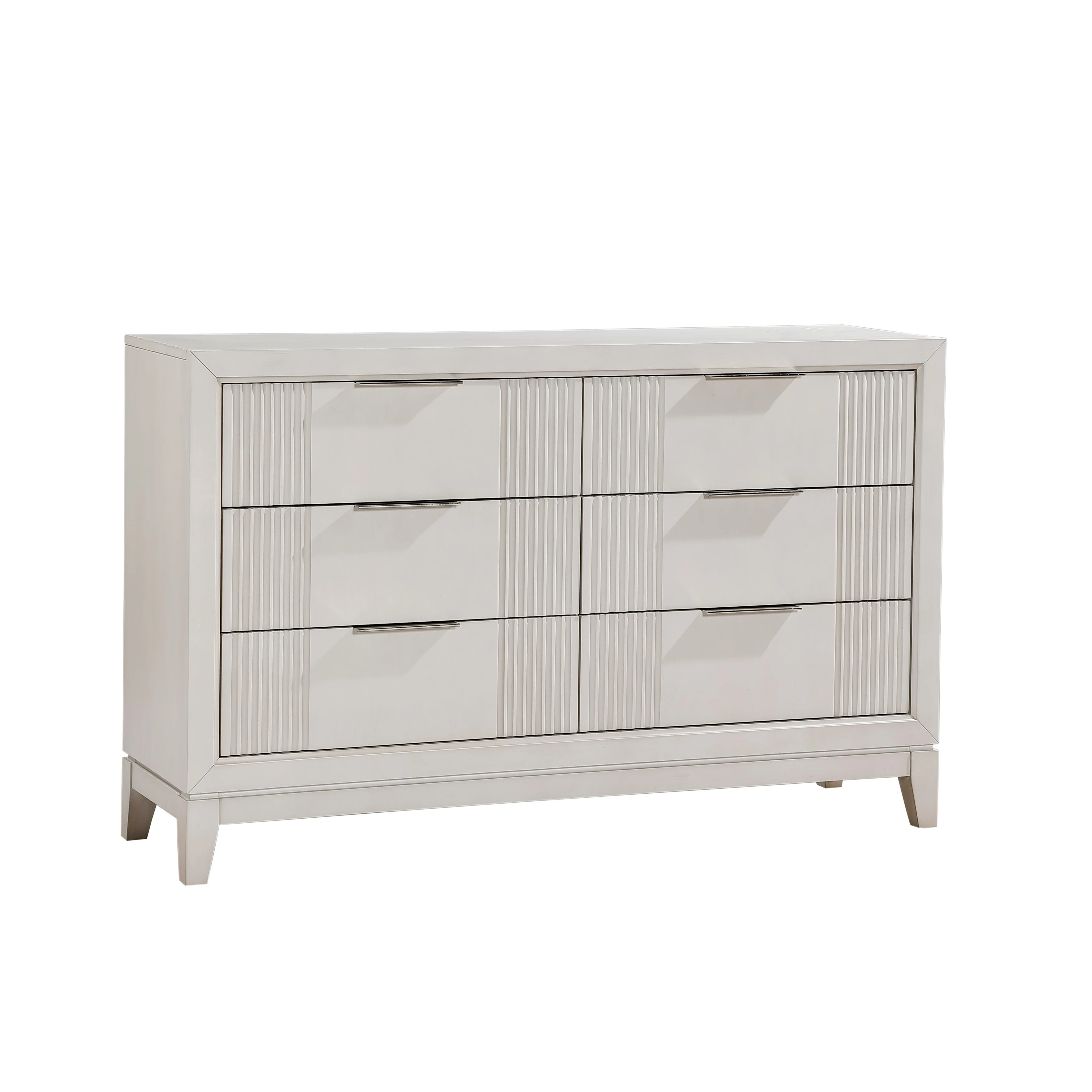 Florence Antique White/Ivory 4-Piece Queen Bedroom Set - Image 11