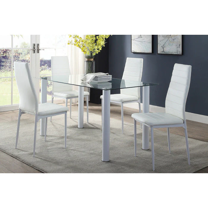 Florian White Side Chair (Set of 2) - Image 7