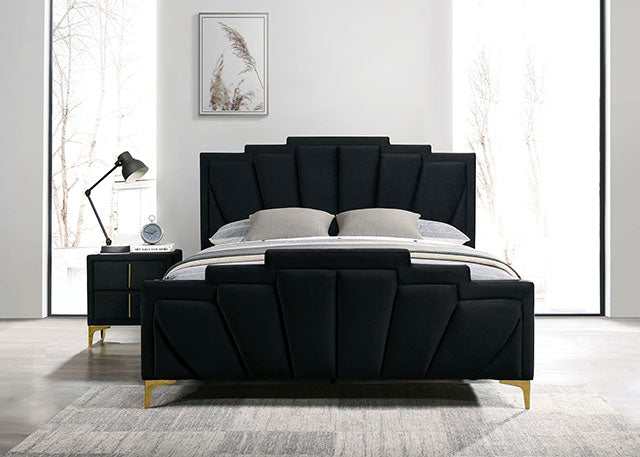 Florizel Black Queen Bed - Image 2