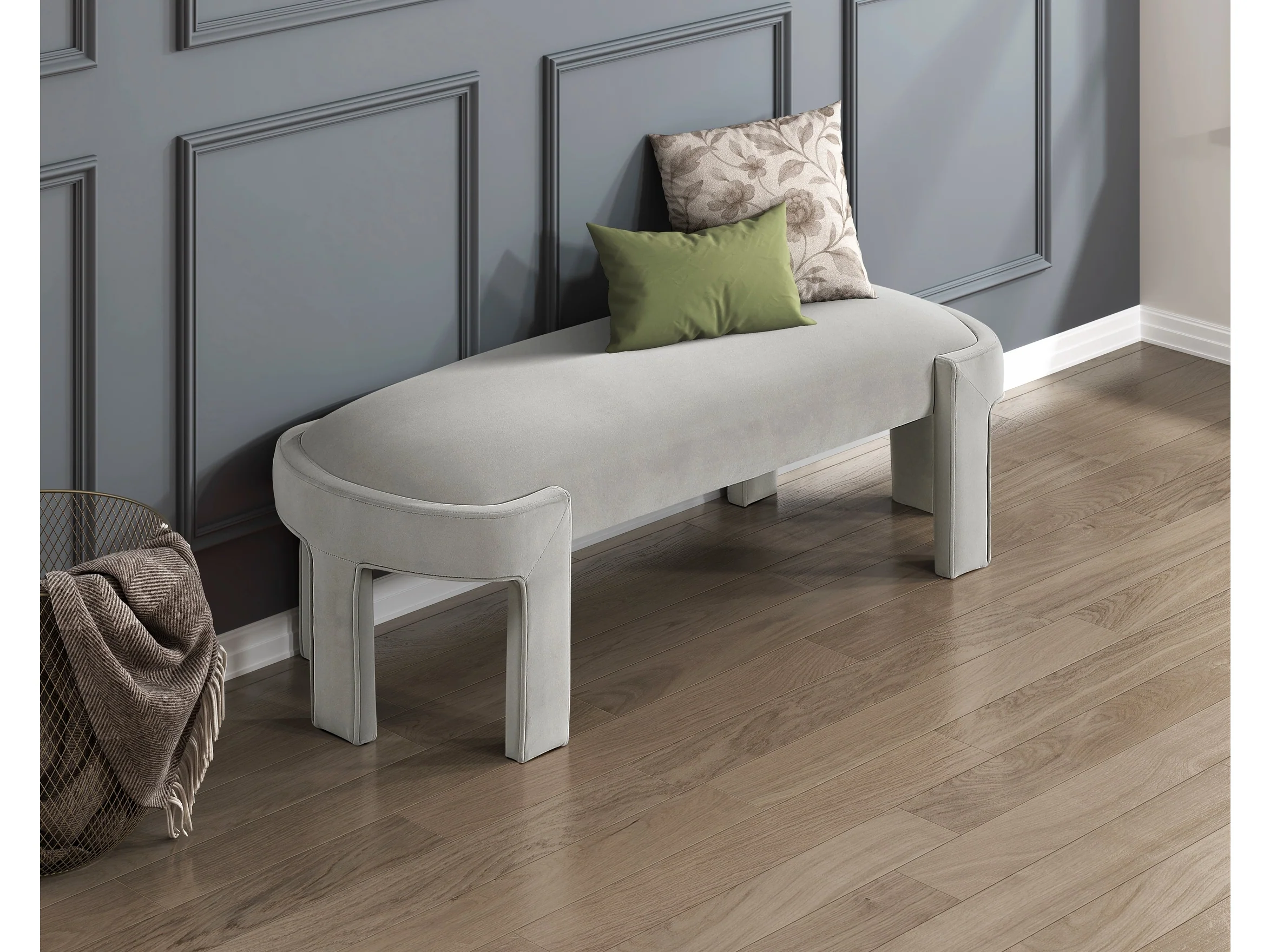 Flux Taupe Bench
