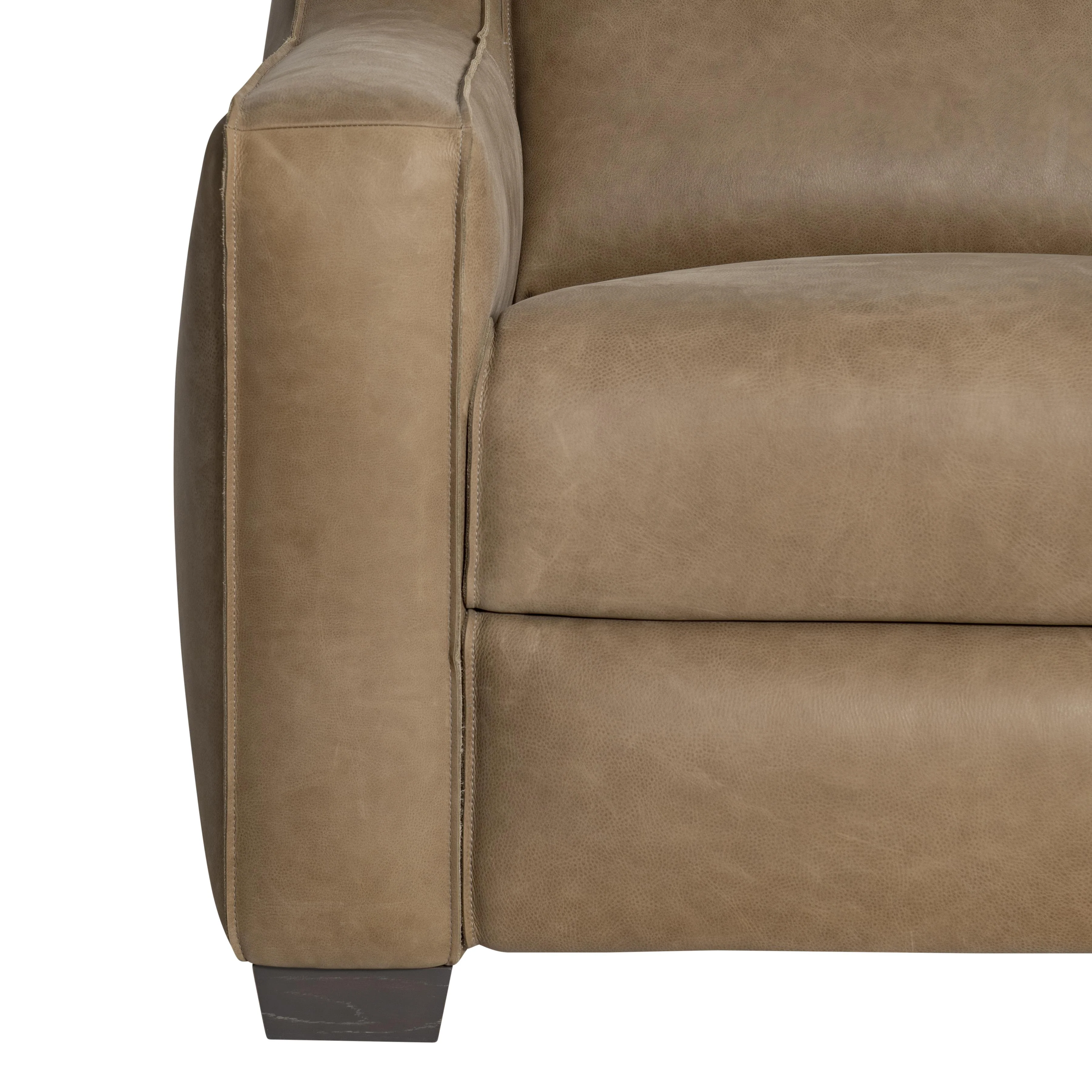 Flynn Beige/Tan Leather Power Motion Chair - Image 7