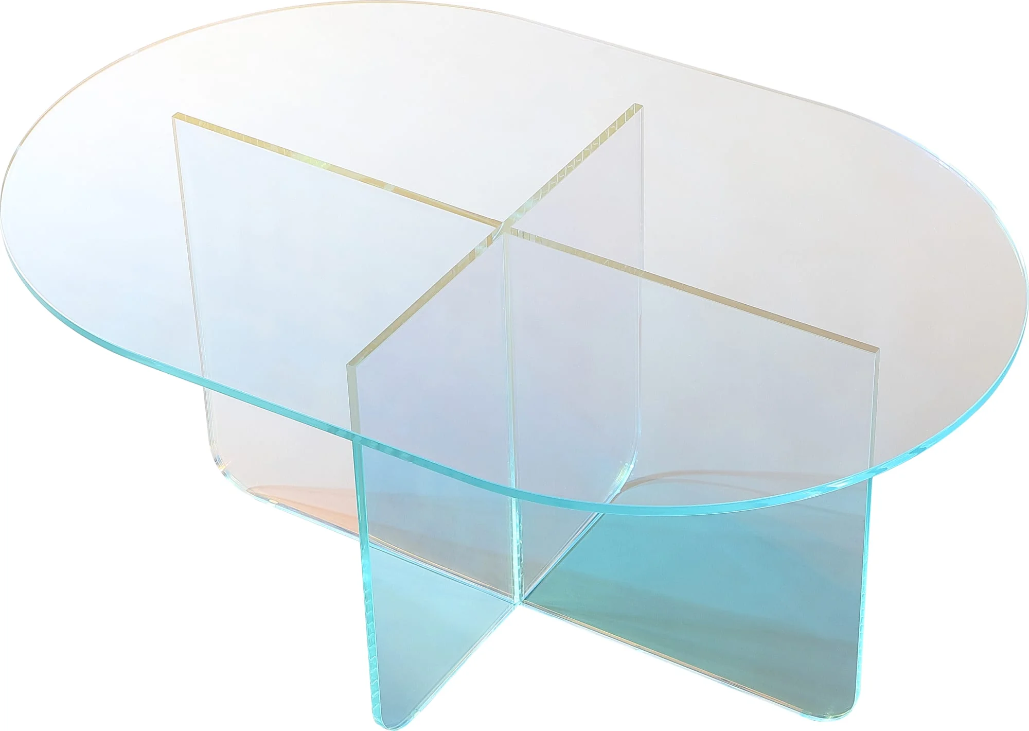 Fomo Iridescent Glass Coffee Table - Image 4