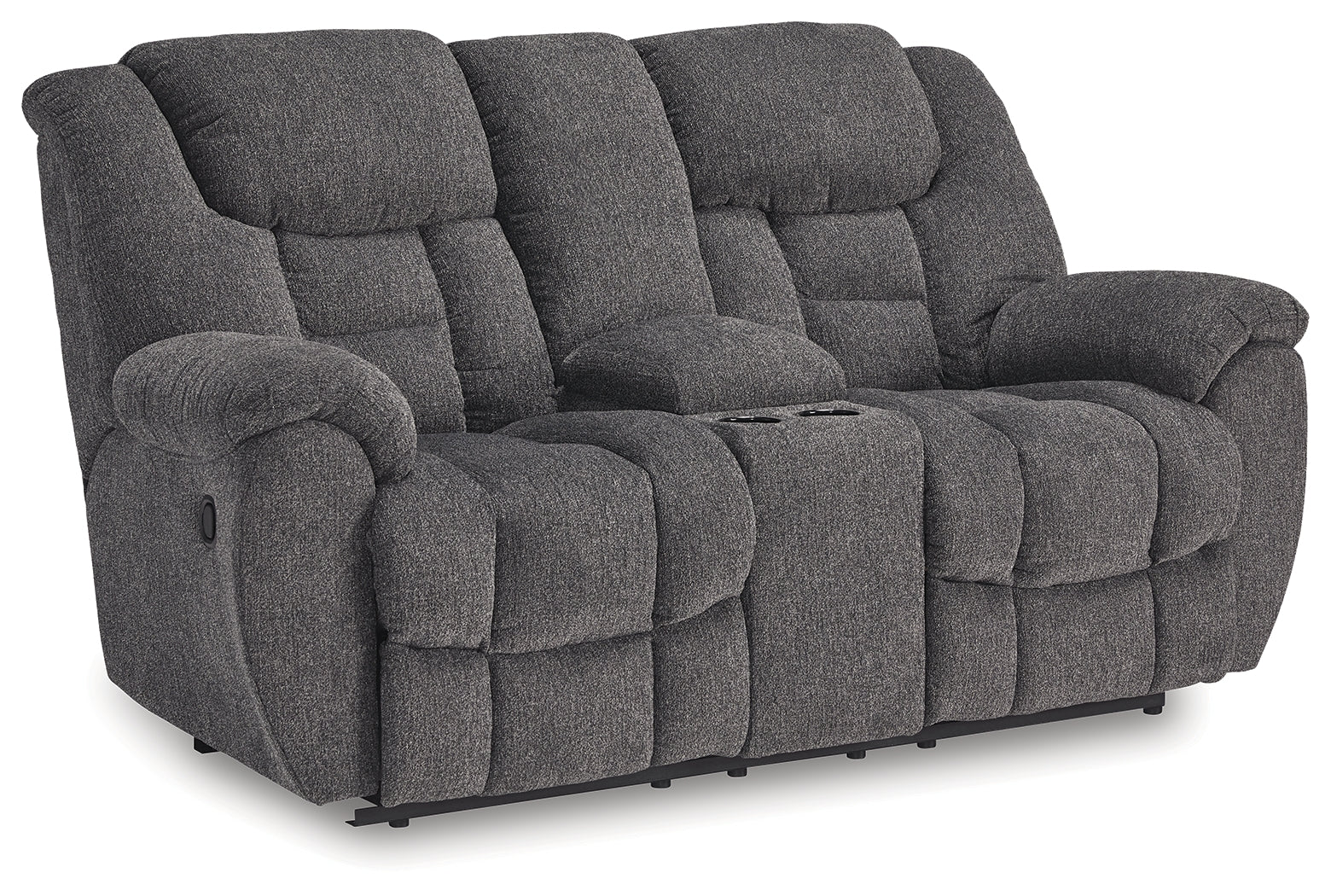 Foreside Charcoal Reclining Sofa and Loveseat - Image 8
