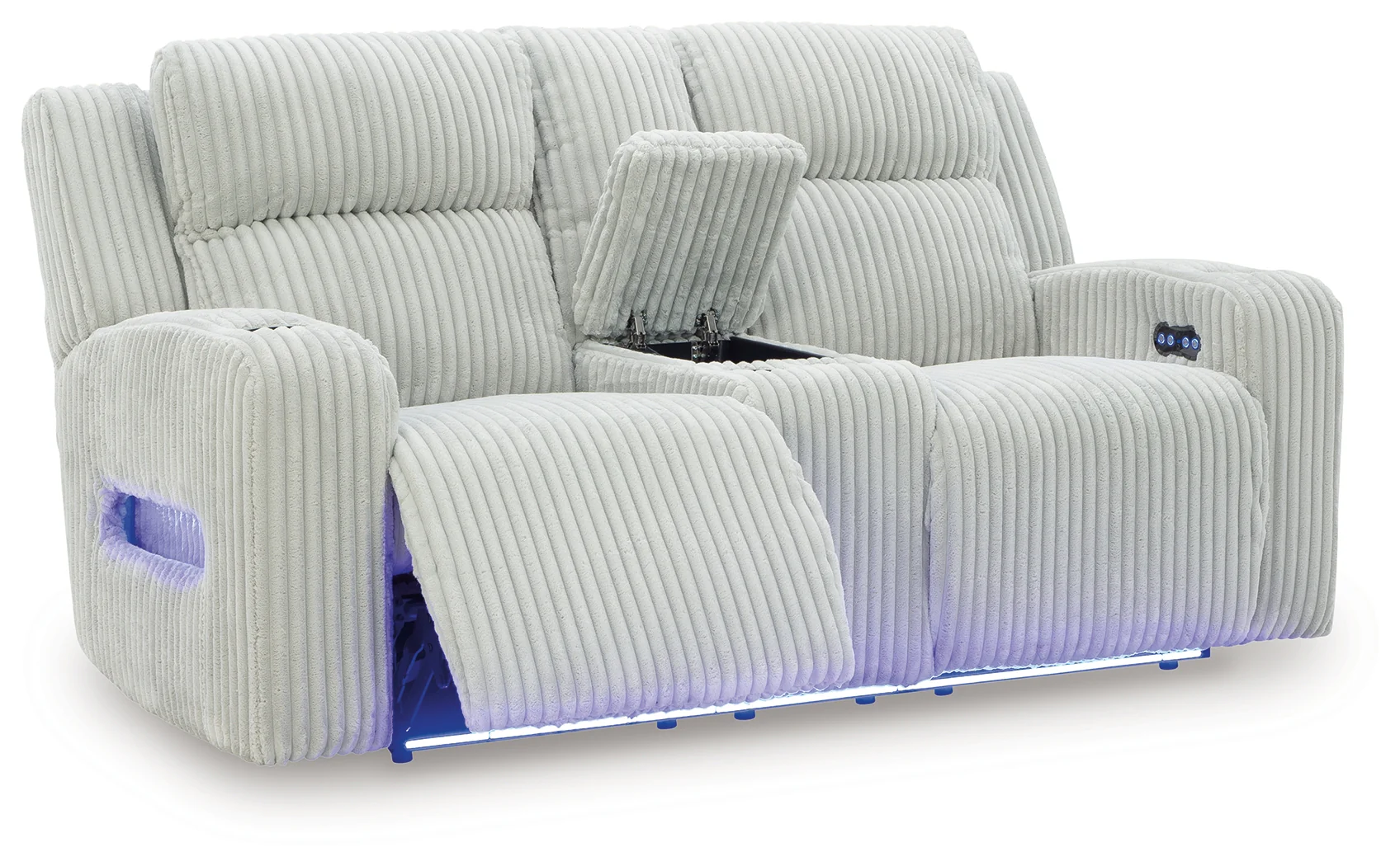 Forest Lake Alloy Power Reclining Loveseat and Power Recliner - Image 9