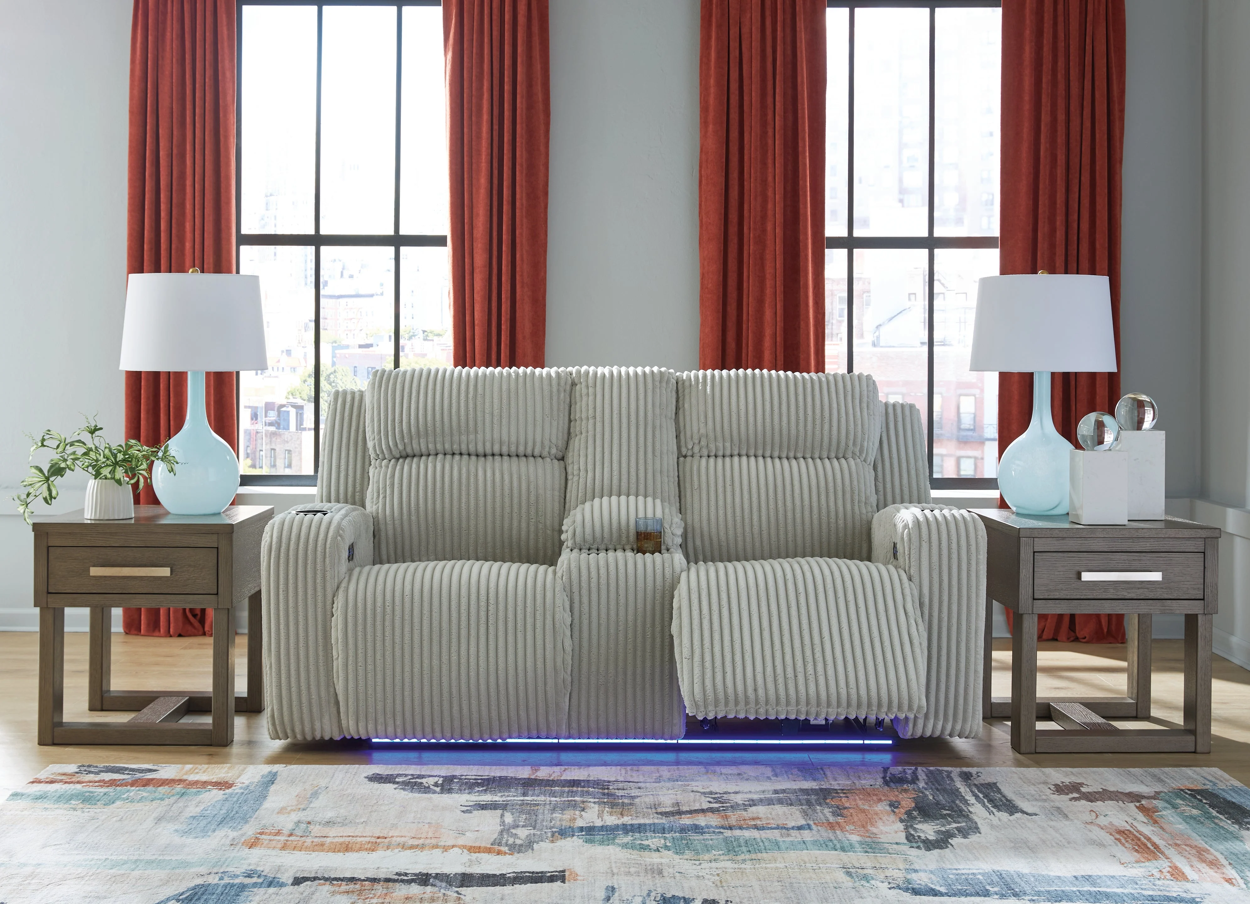 Forest Lake Alloy Power Reclining Sofa and Loveseat (Online Special Price) - Image 16