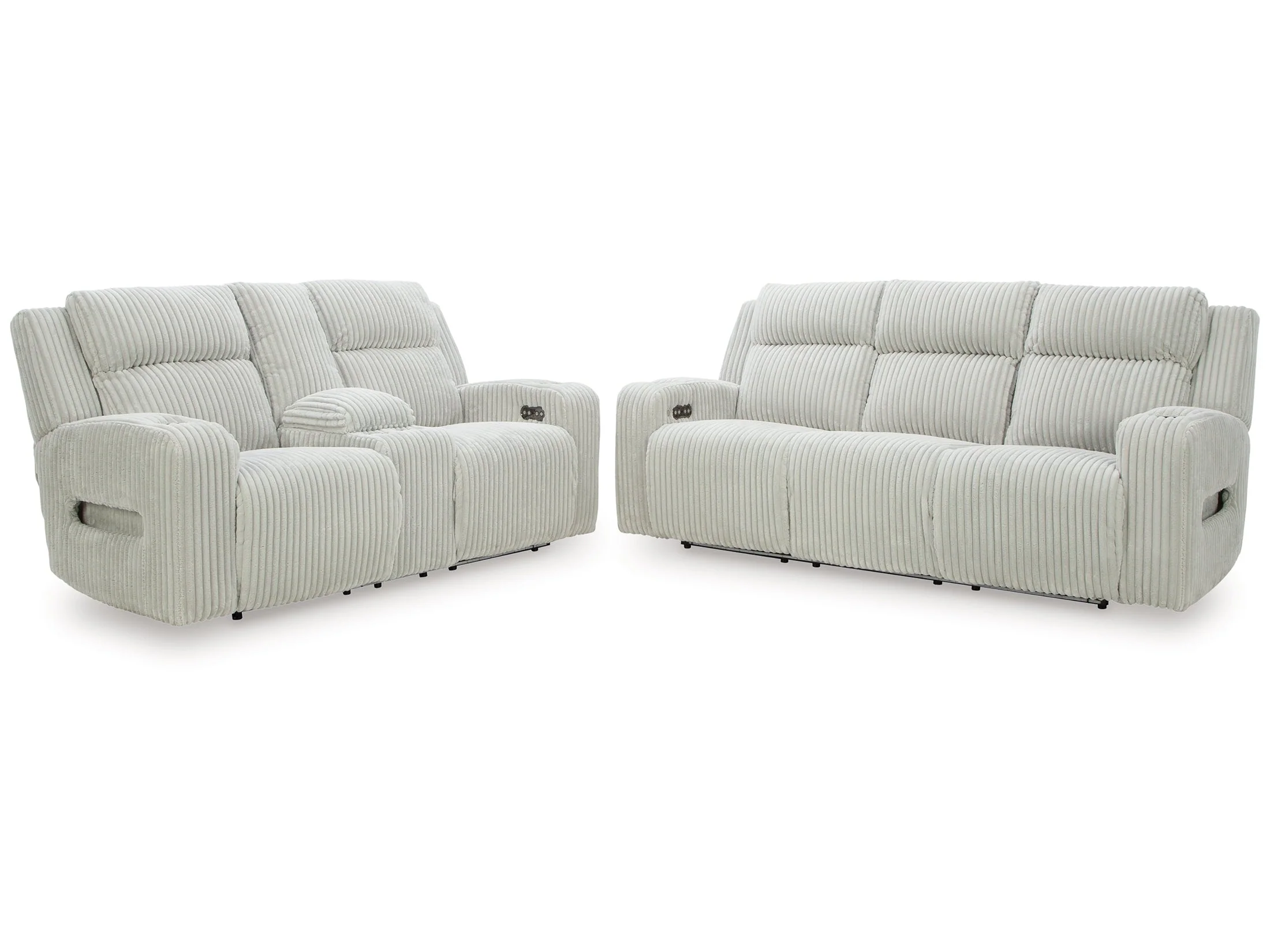 Forest Lake Alloy Power Reclining Sofa and Loveseat (Online Special Price) - Image 2