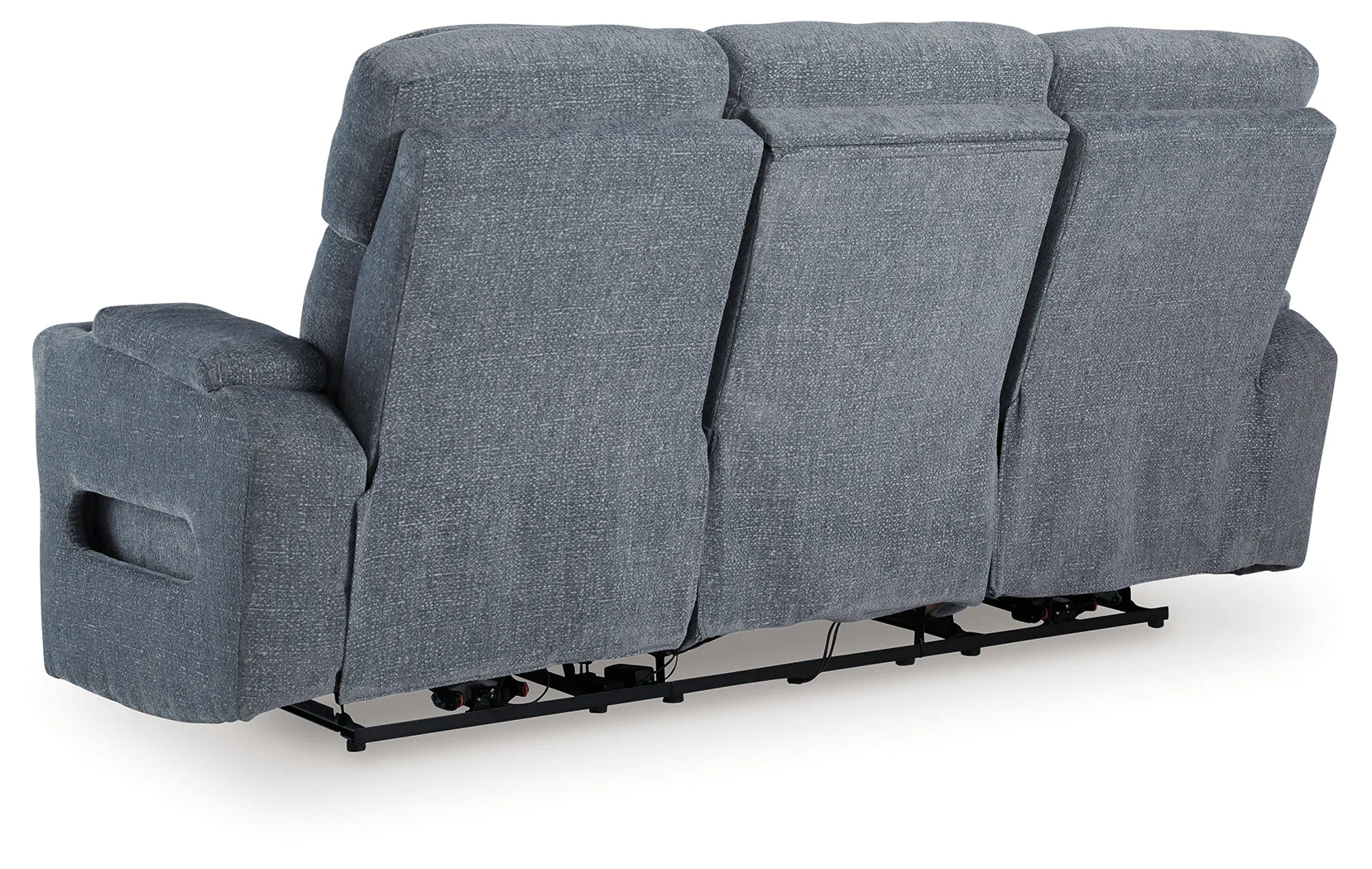 Forest Lake Steel Performance Fabric Dual Power Reclining Sofa - Image 7