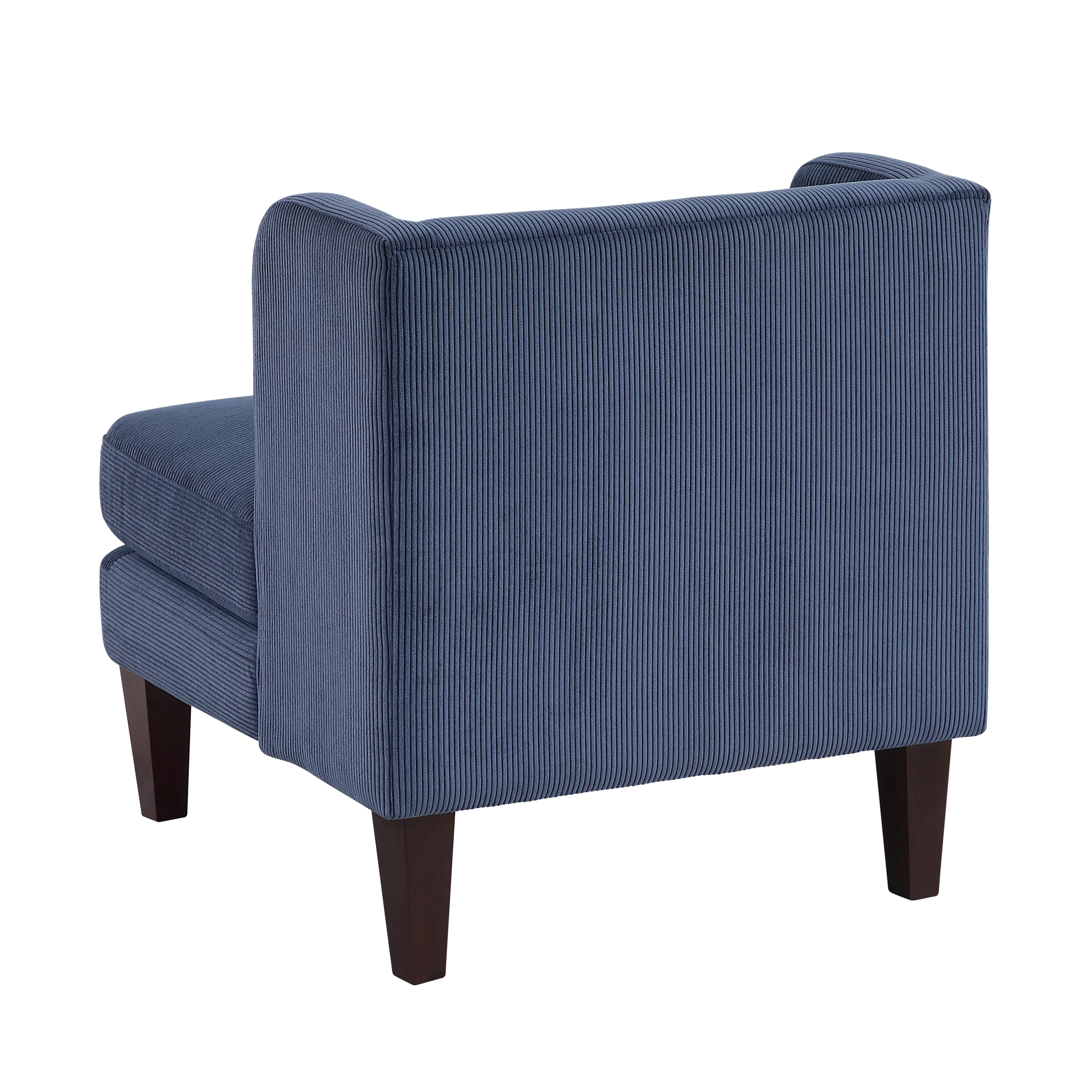 Forrester Blue Accent Chair (Armless) - Image 4