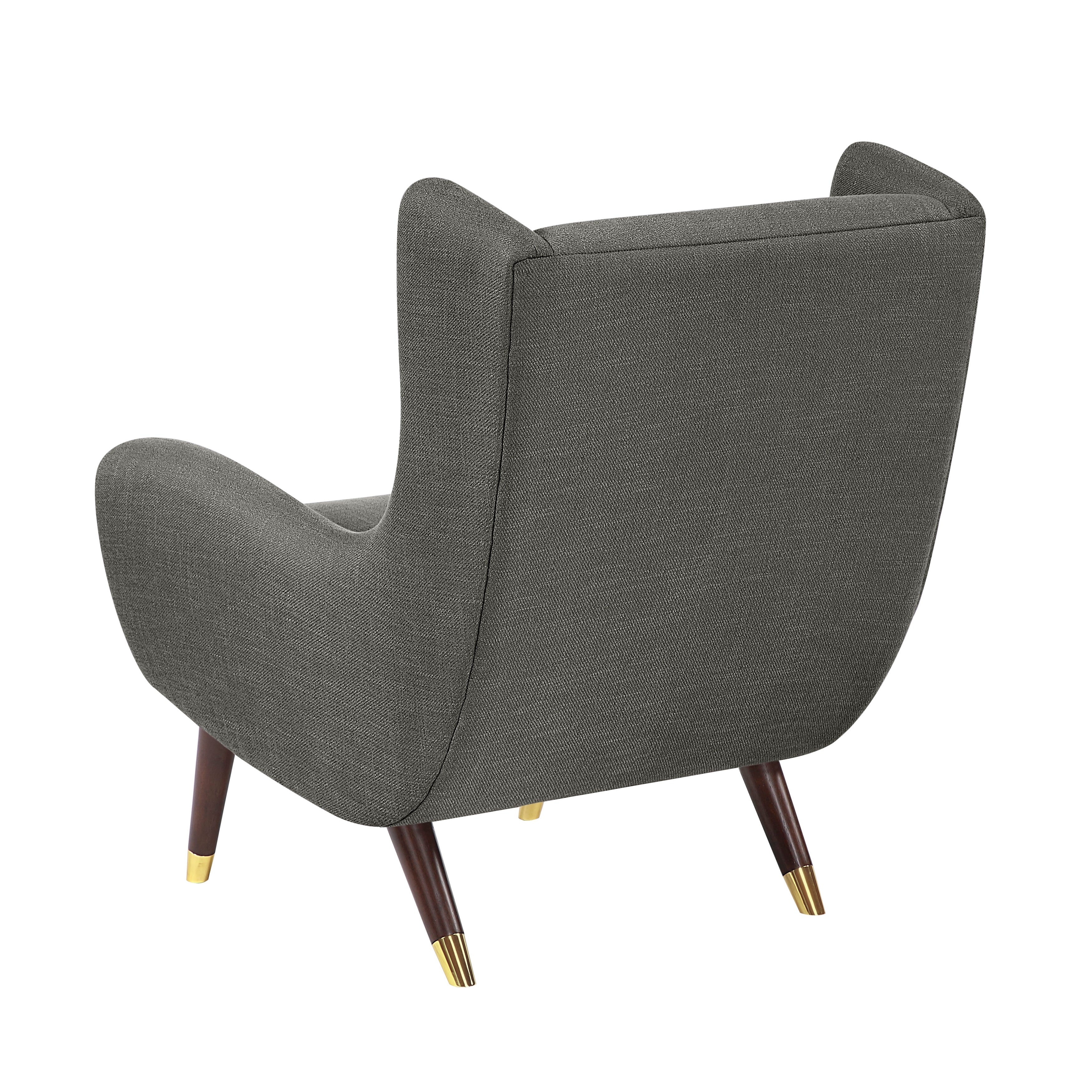 Forrester Dark gray Accent Chair (Wingback) - Image 4