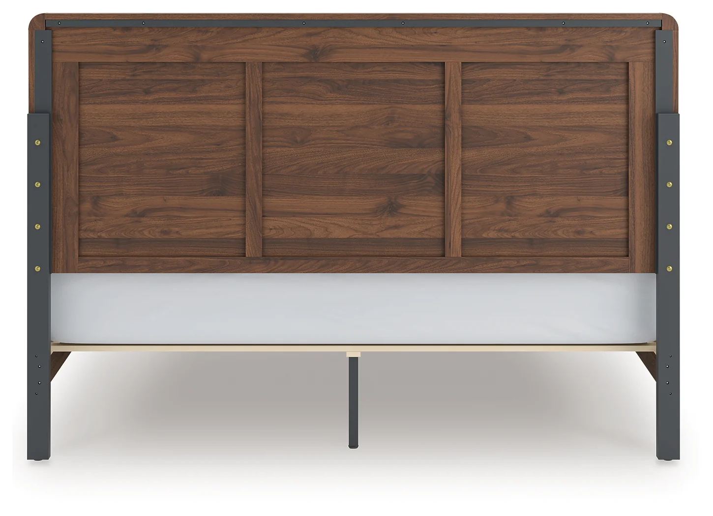 Fortlorn Walnut Brown King Panel Bed and 2 Nightstands (Online Special Price) - Image 5