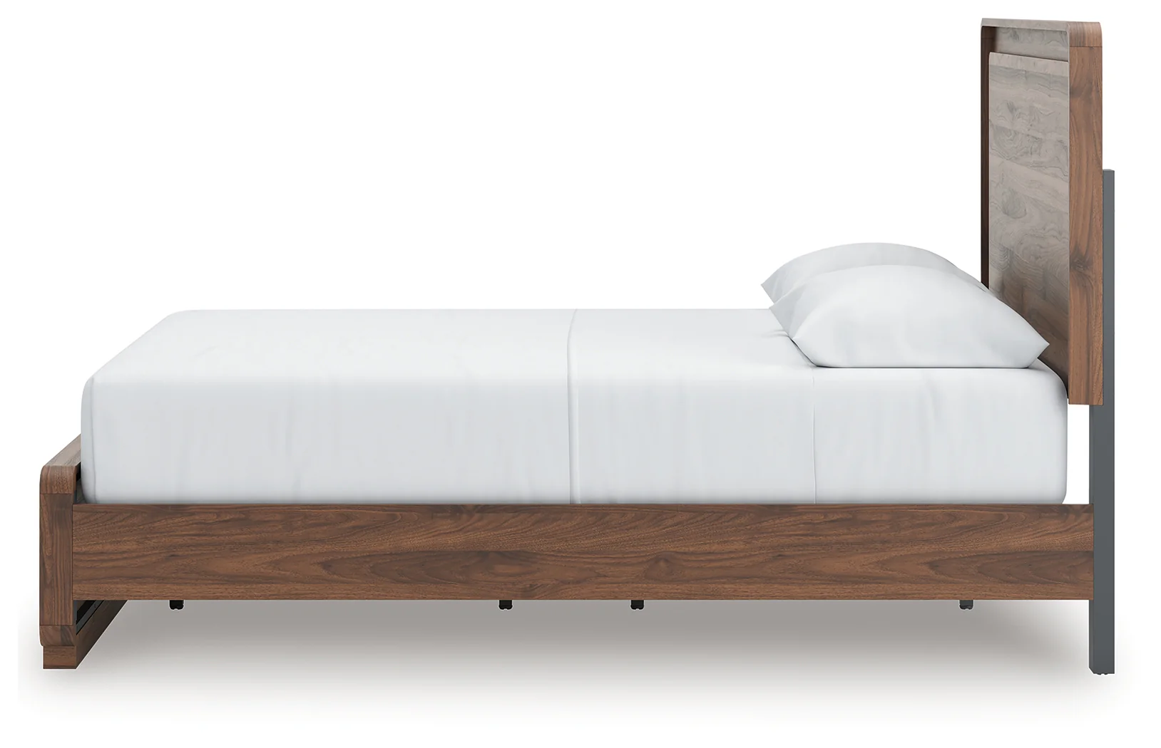 Fortlorn Walnut Brown Queen Panel Bed, Dresser and Mirror - Image 13
