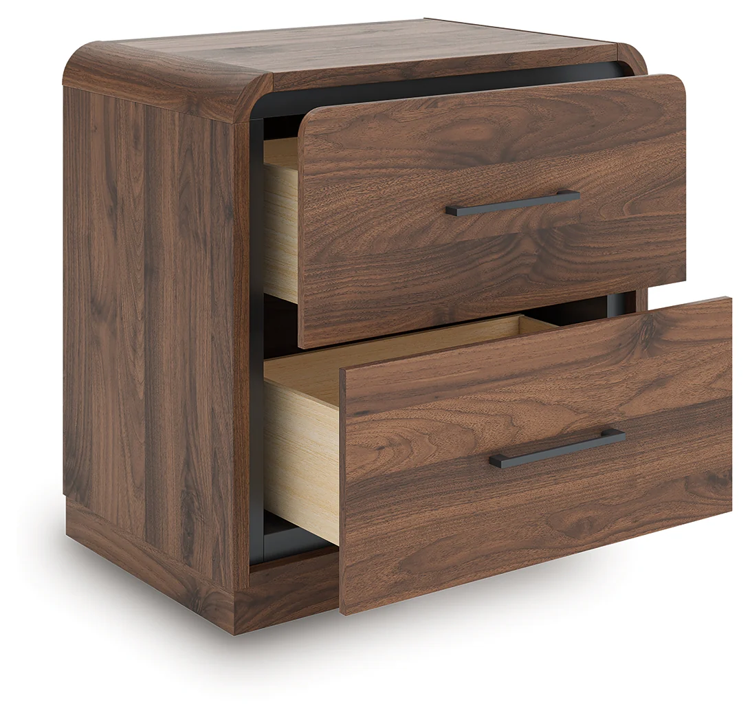 Fortlorn Walnut Brown Queen Panel Bed, Dresser, Mirror and Nightstand (Online Special Price) - Image 18