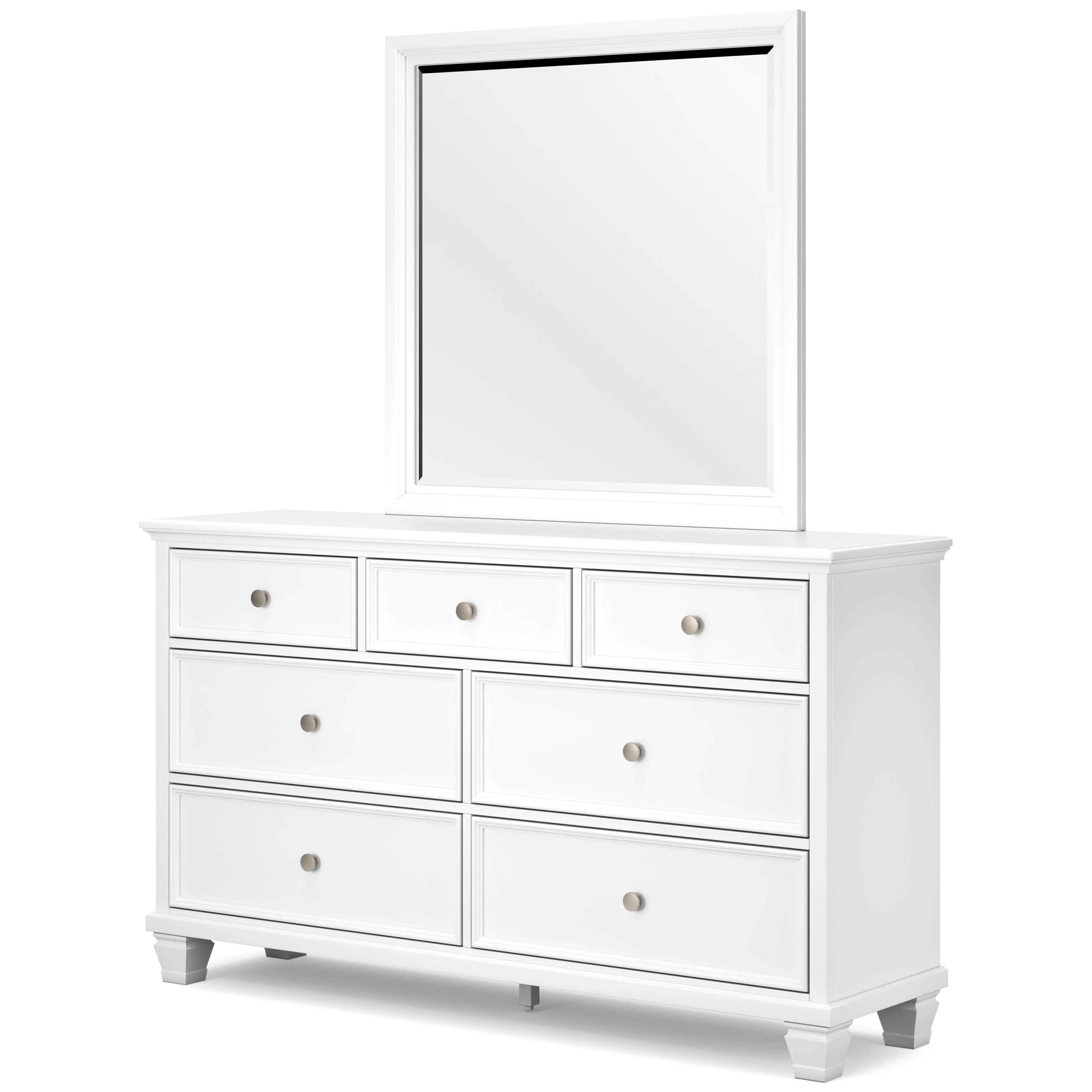 Fortman White King Panel 5-Piece Bedroom Set w/ 2 Nightstands (Online Special Price) - Image 18