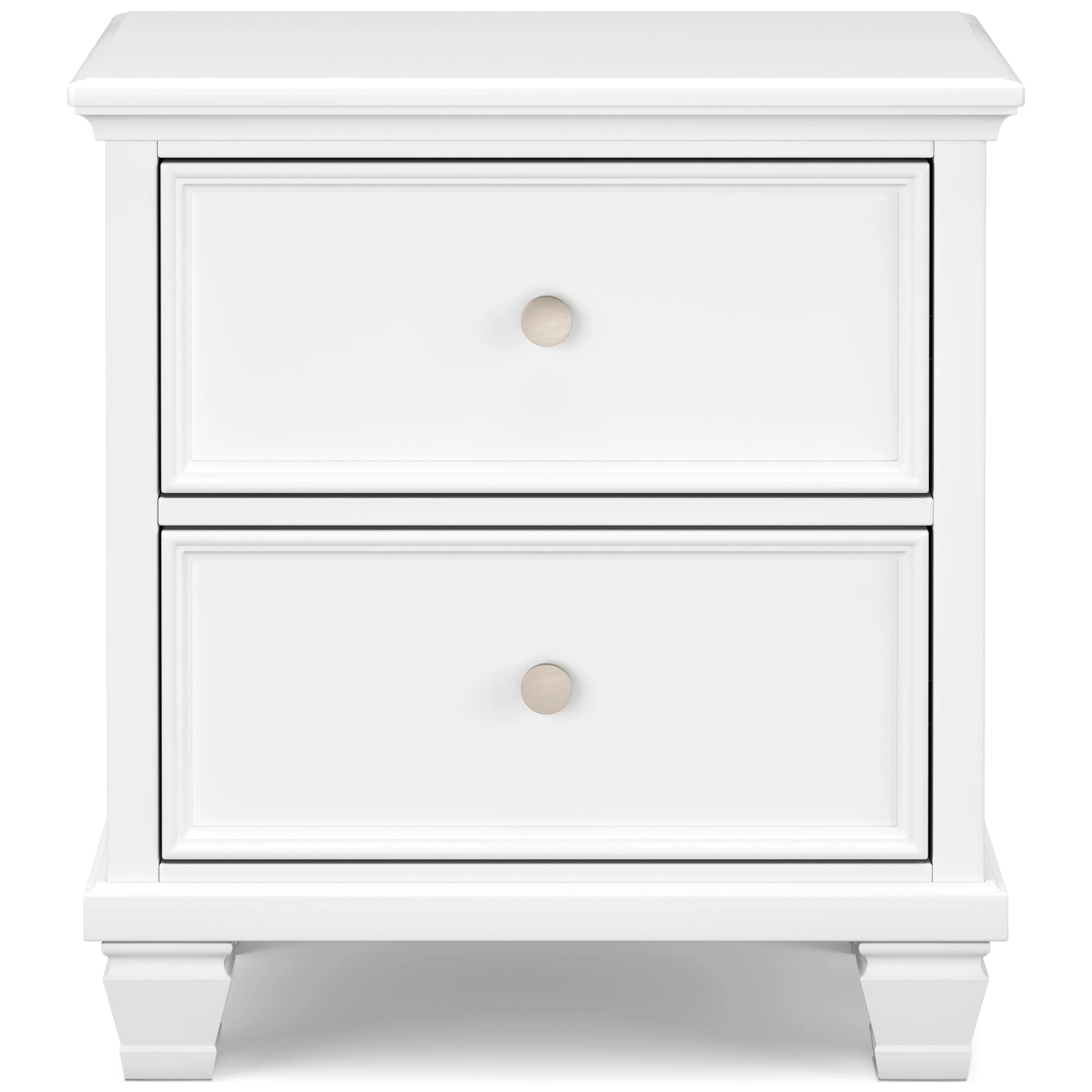Fortman White King Panel 5-Piece Bedroom Set w/ 2 Nightstands (Online Special Price) - Image 21