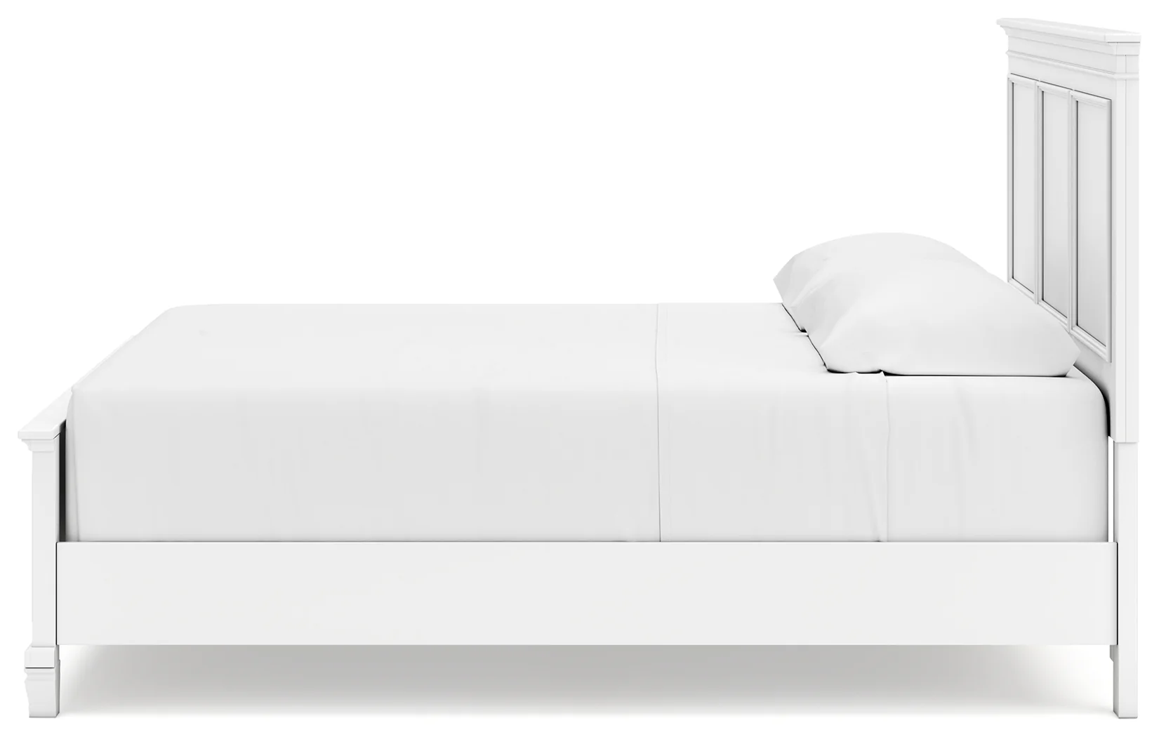 Fortman White King Panel Bedroom Set with Dresser, Mirror, Chest and 2 Nightstands - Image 22