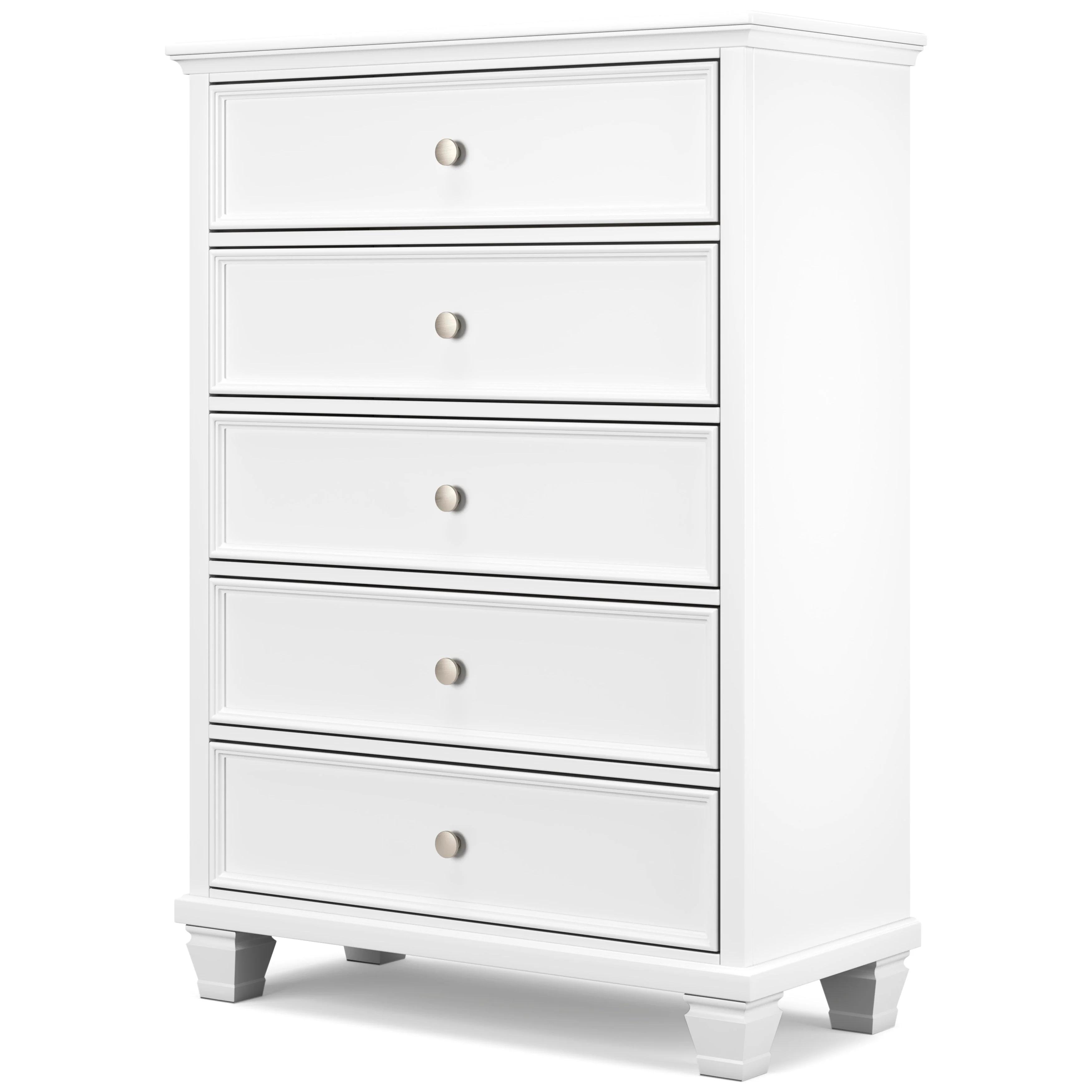 Fortman White Queen Panel 5-Piece Bedroom Set (Online Special Price) - Image 27