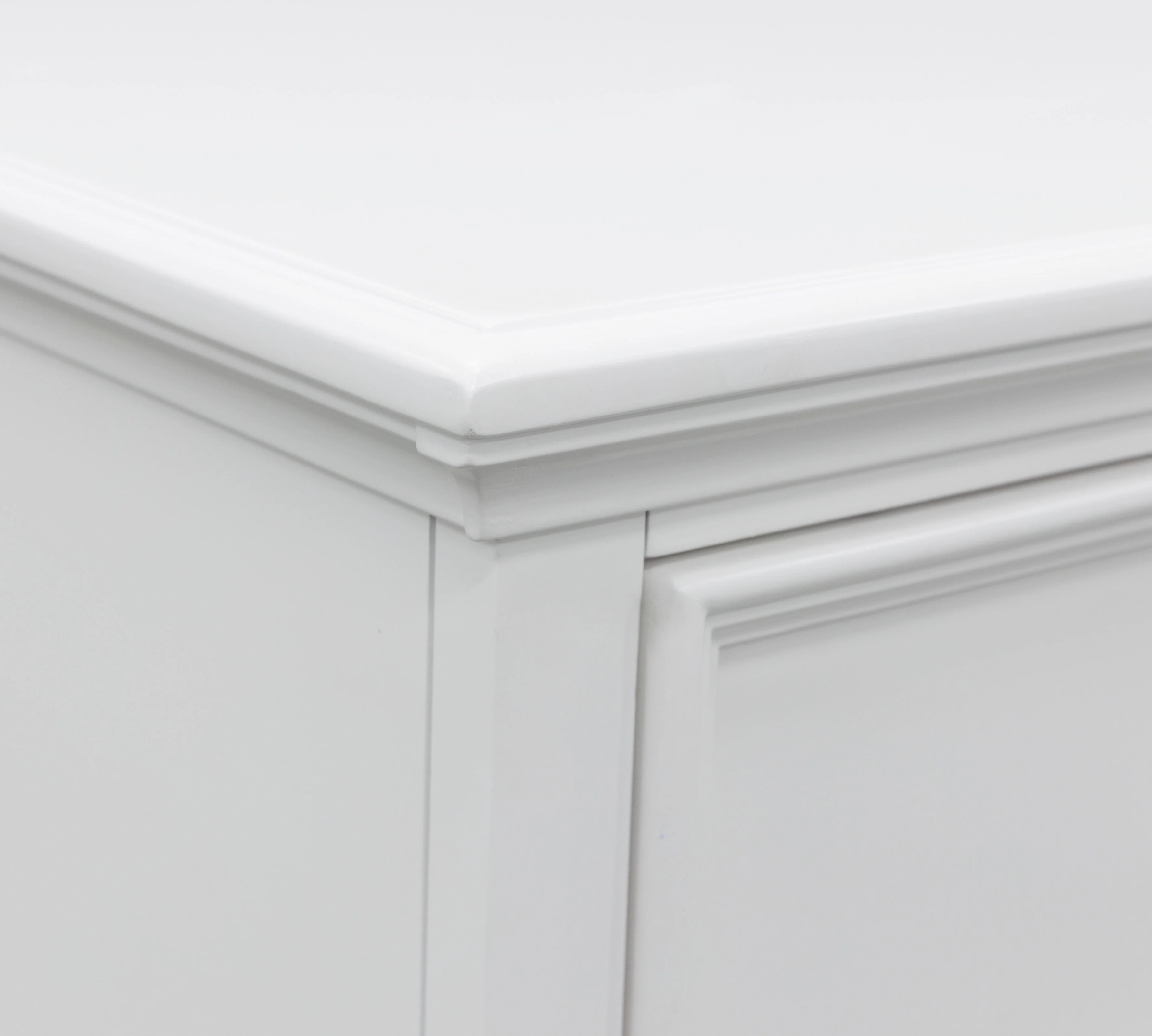Fortman White Queen Panel 6-Piece Bedroom Set w/ 2 Nightstands - Image 31