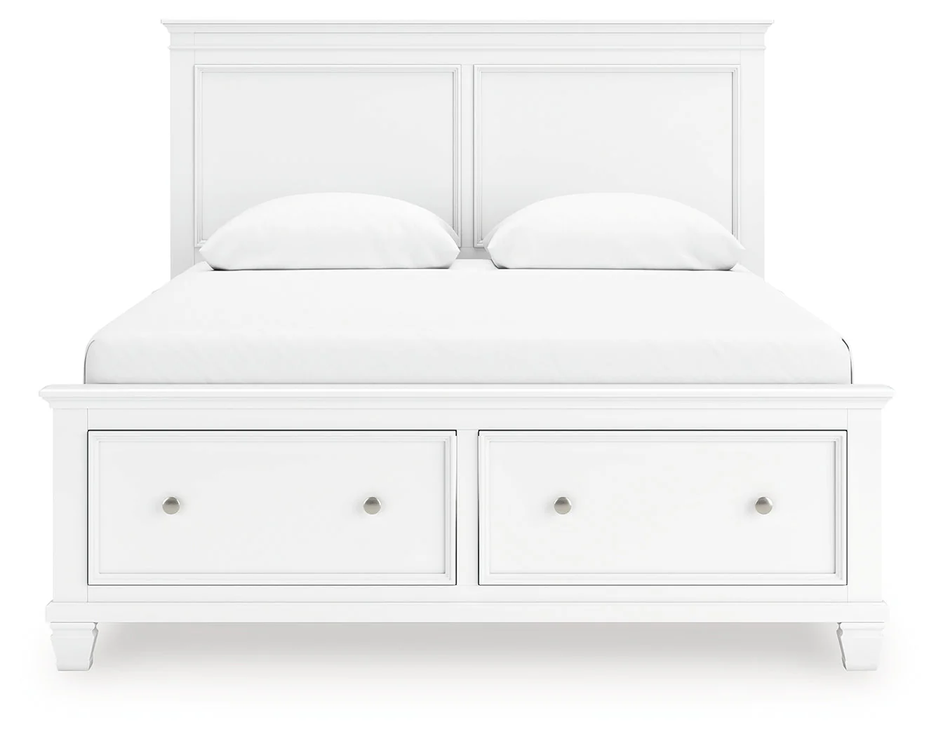 Fortman White Queen Panel Storage Bed (Online Special Price) - Image 4