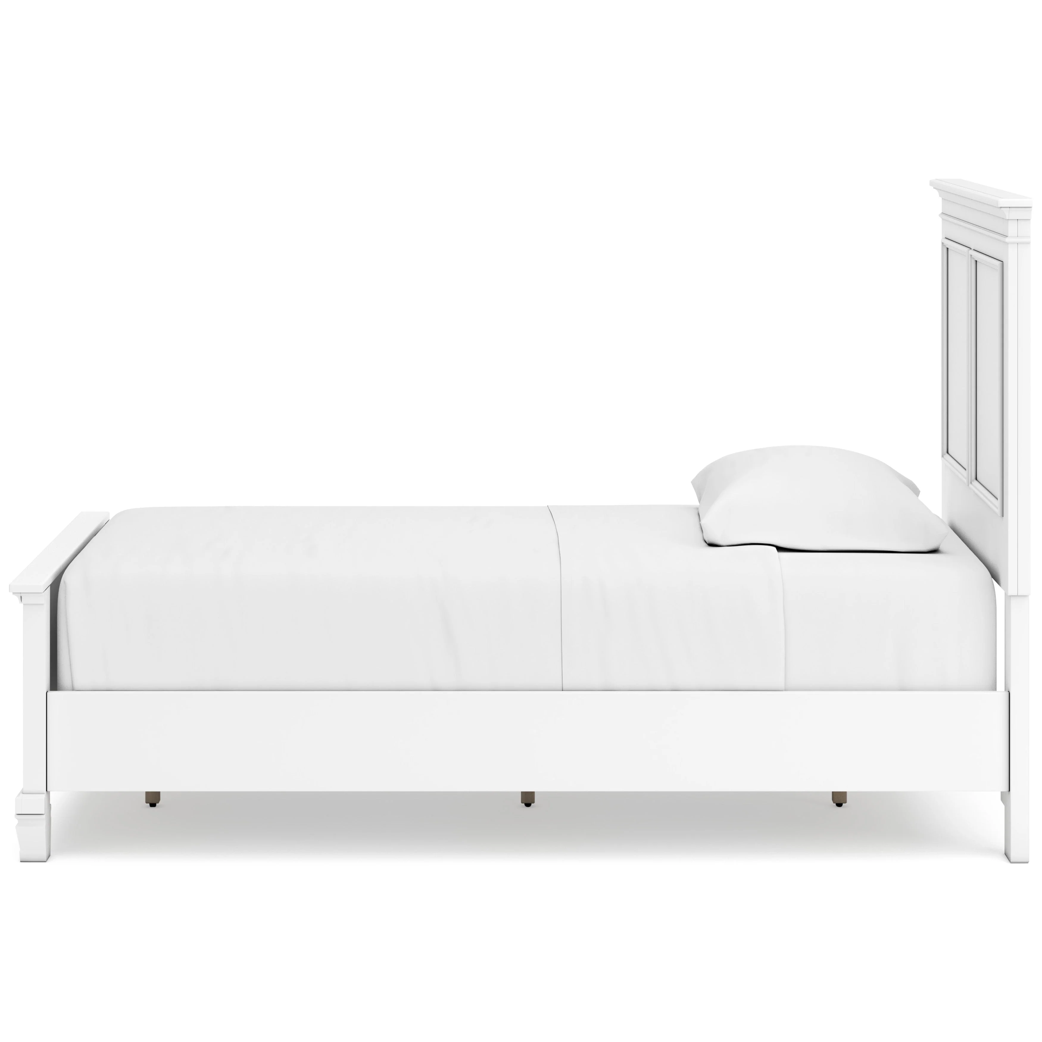 Fortman White Twin Panel 6-Piece Bedroom Set w/ 2 Nightstands (Online Special Price) - Image 8