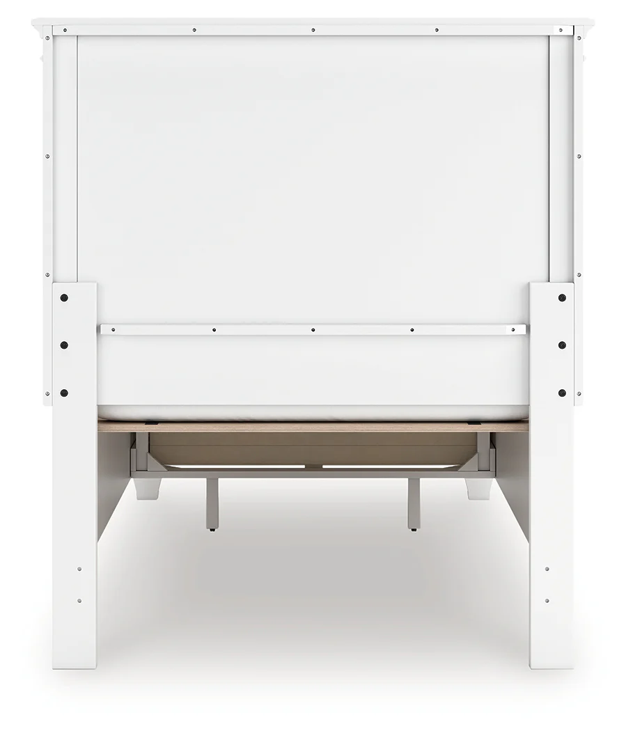 Fortman White Twin Panel Storage Bed - Image 7