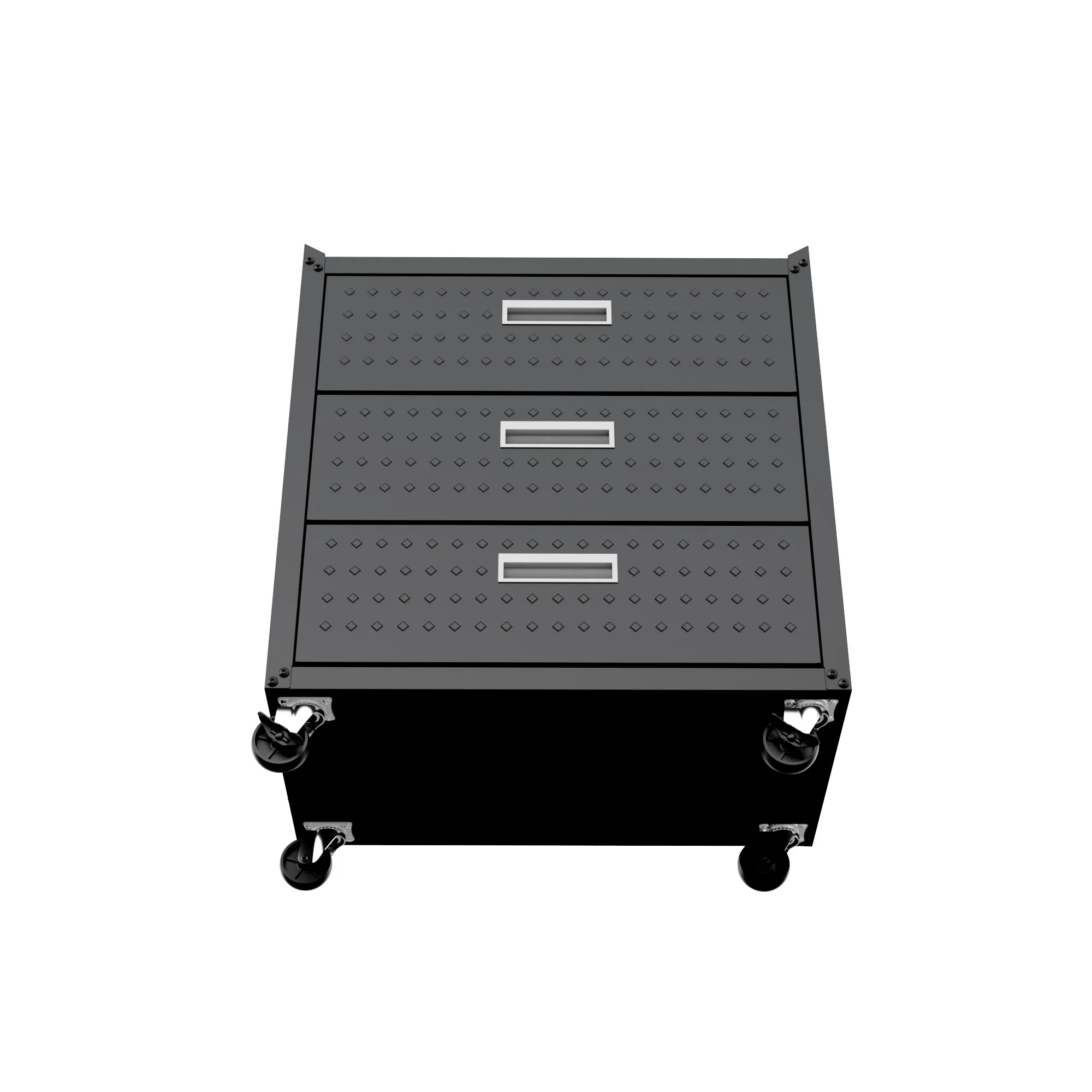 Fortress 31.5" Mobile Garage Chest with Drawers in Charcoal Grey - Image 6