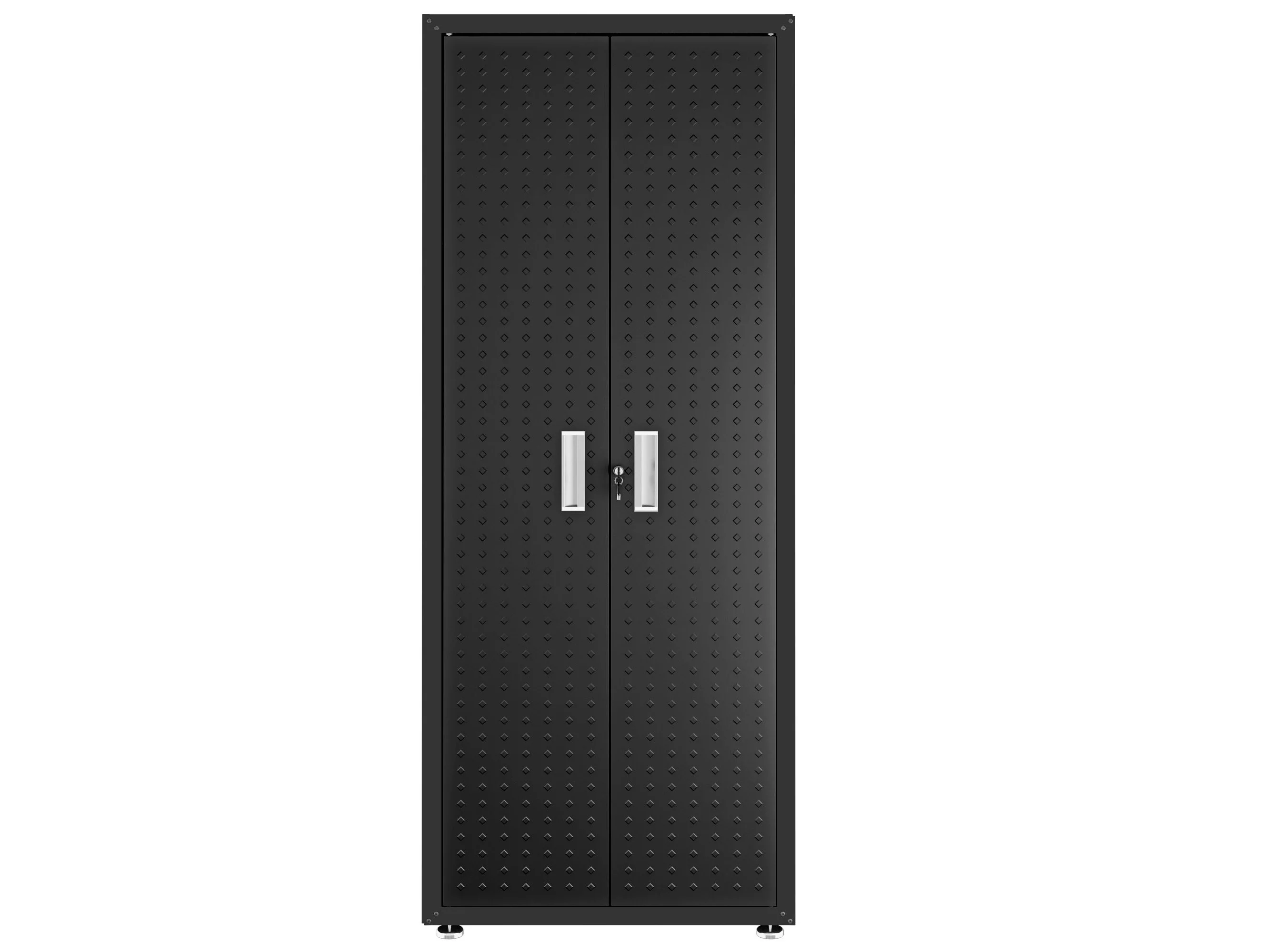 Fortress 74.8" Tall Garage Cabinet in Charcoal Grey