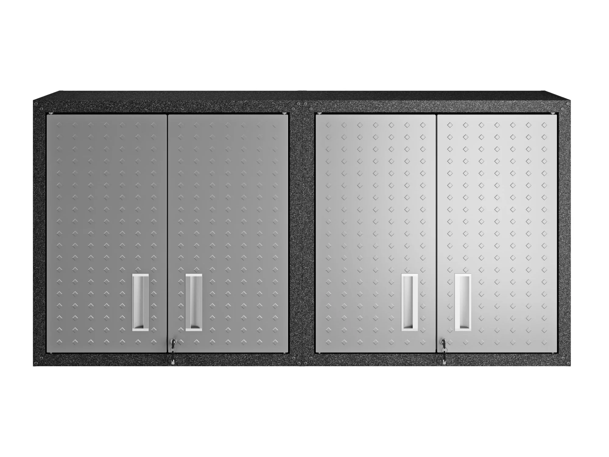 Fortress Floating Garage Cabinet in Grey (set of 2)
