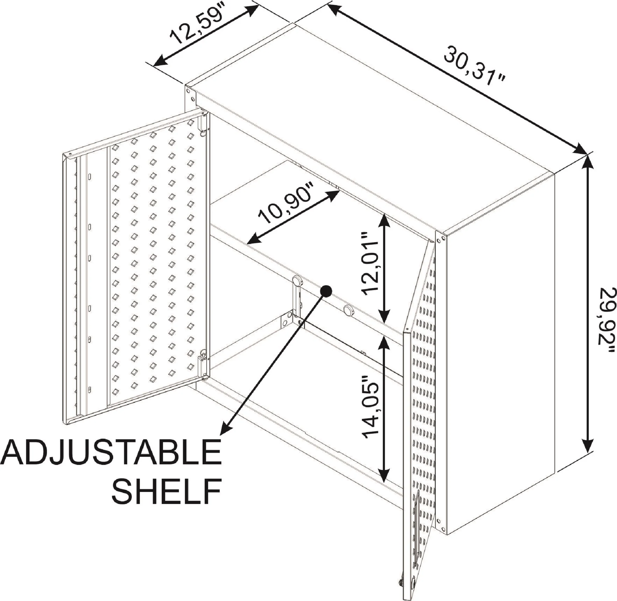 Fortress Floating Garage Cabinet in White (set of 2) - Image 3