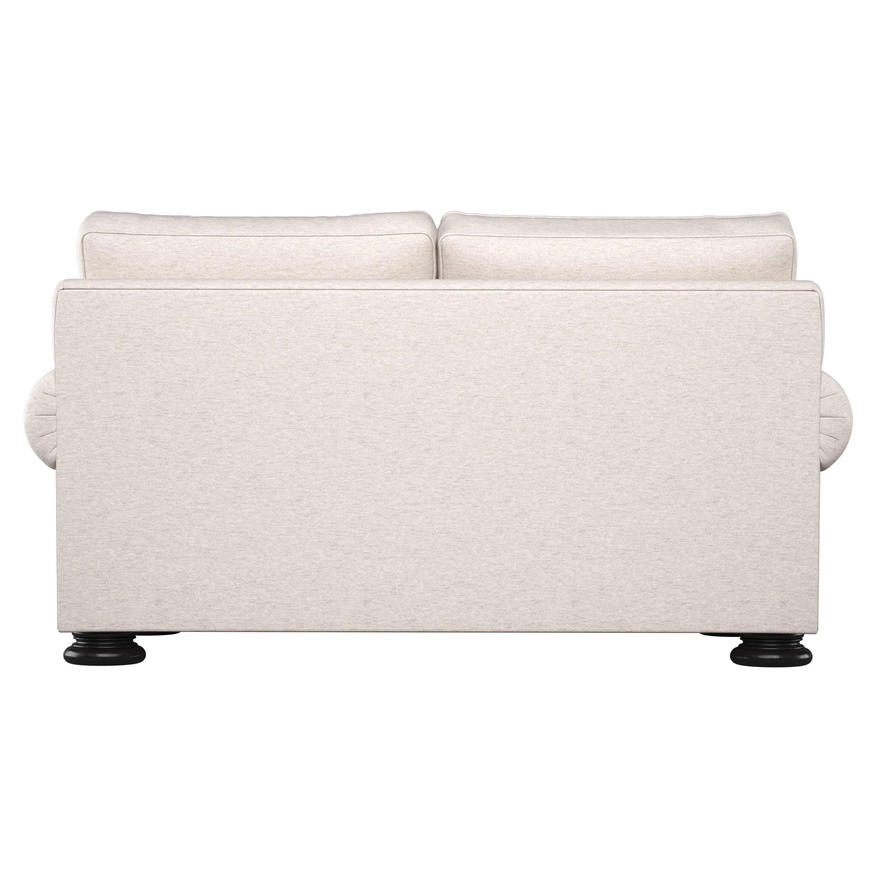 Foster Beige/Tan Fabric Loveseat - Image 4