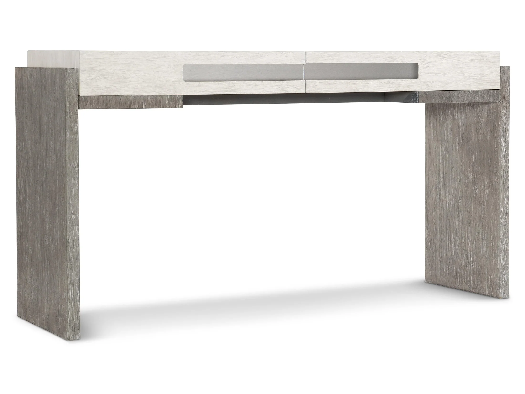 Foundations Light Shale/Linen Console Table