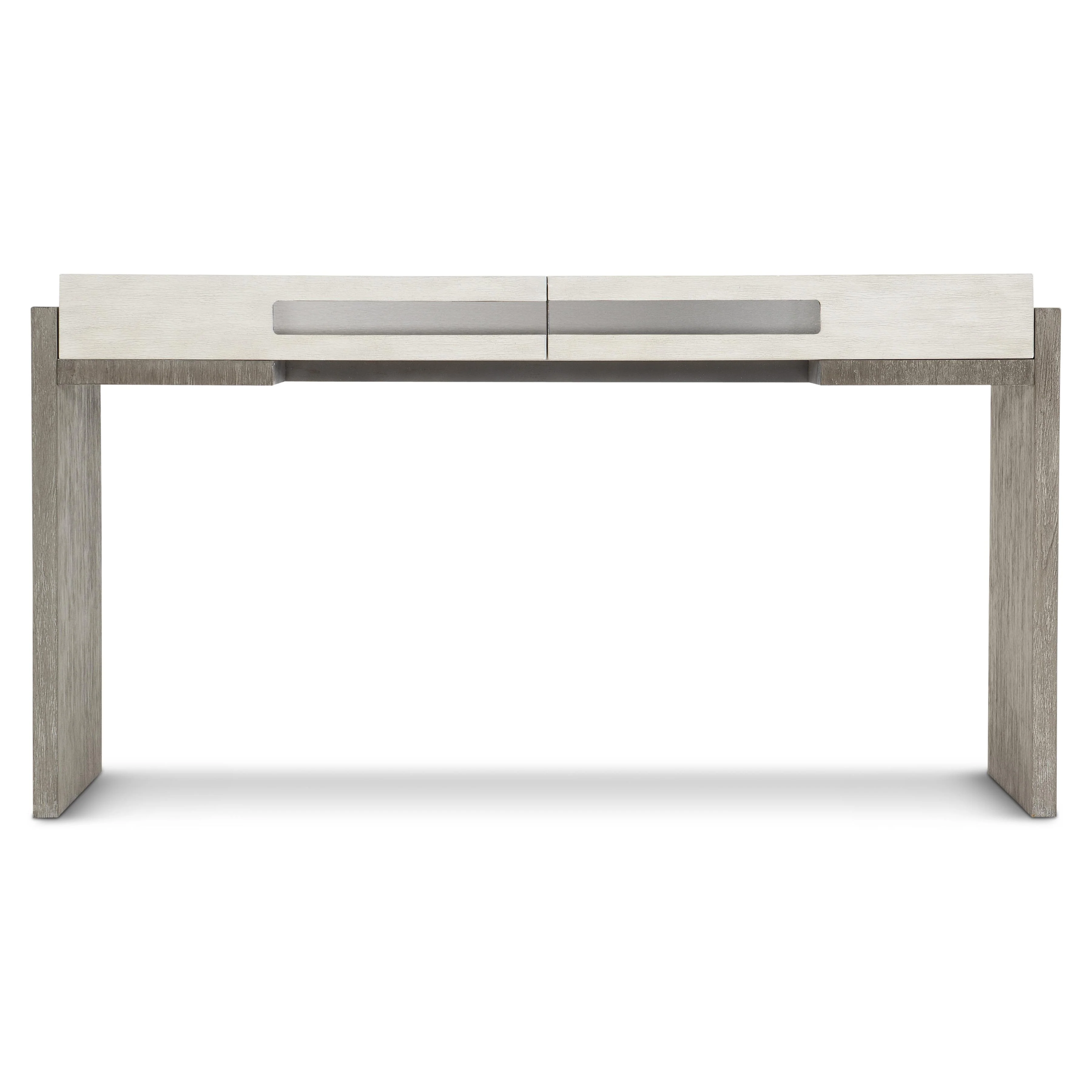Foundations Light Shale/Linen Console Table - Image 3