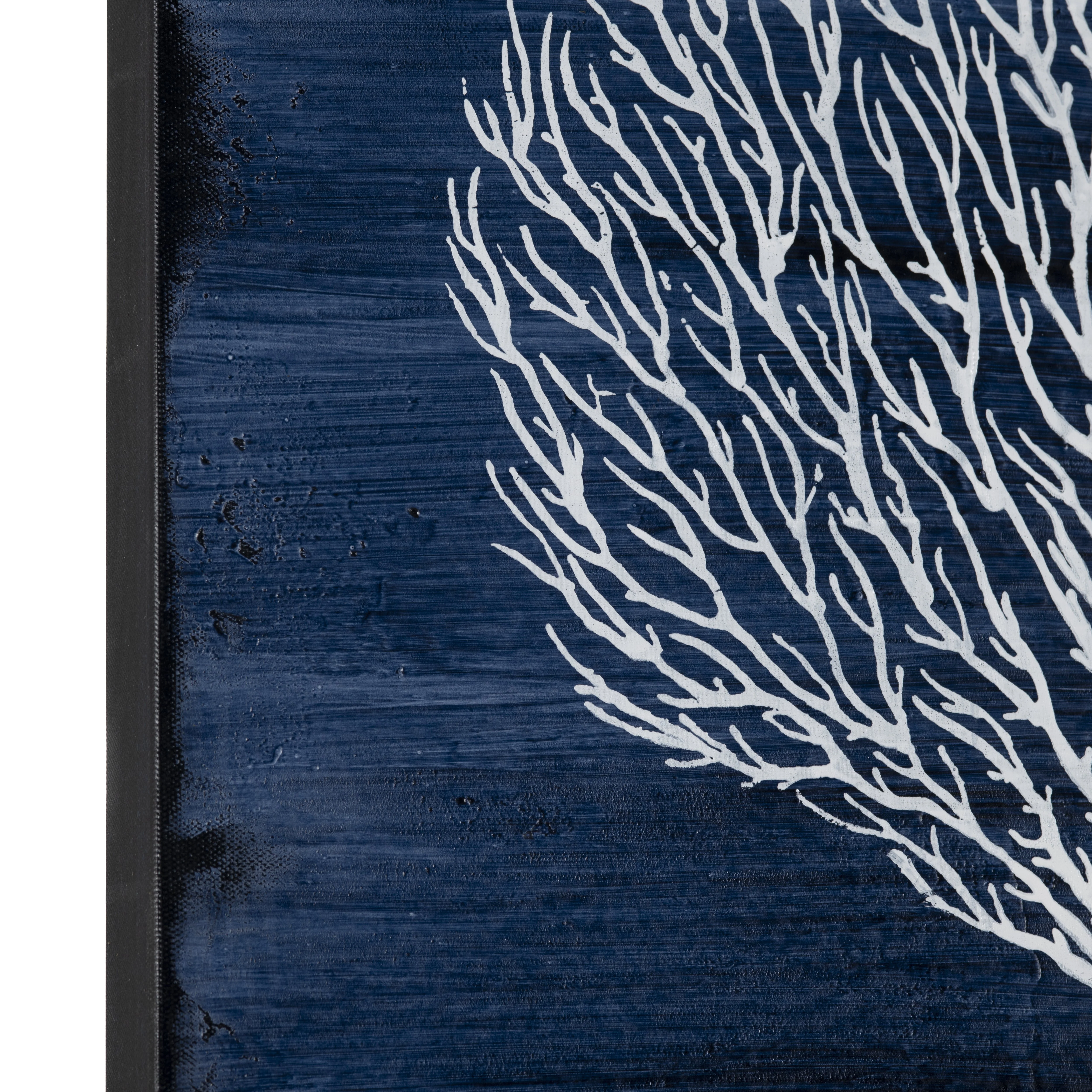 Four Corals Blue/White Canvas - Image 2