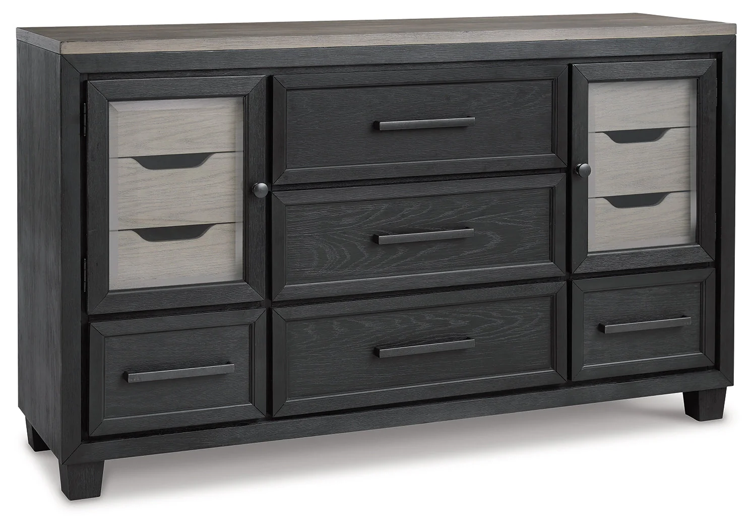 Foyland Black & Brown Dresser - Image 2
