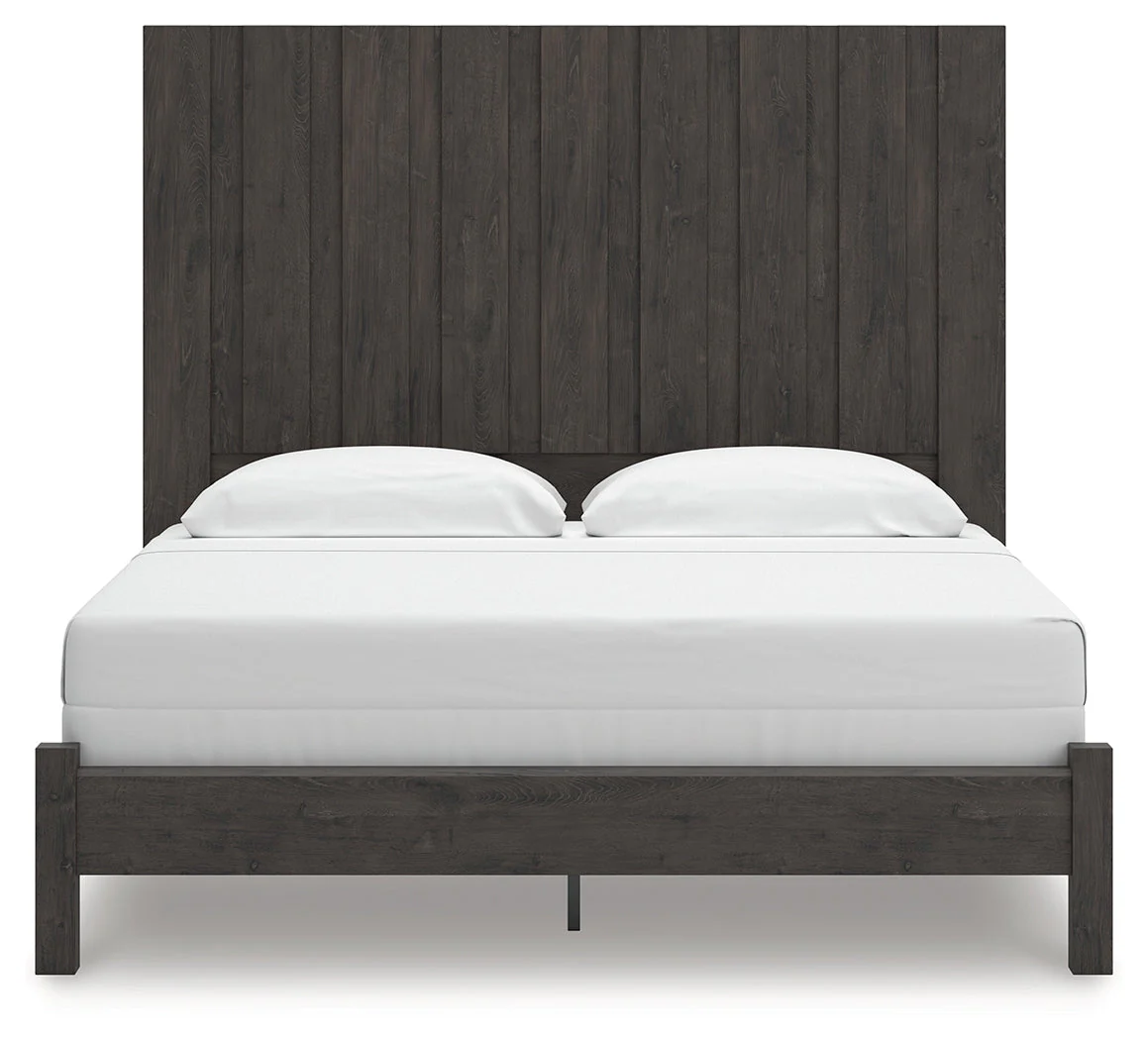 Fraluna Charcoal King Panel Bed (Online Special Price) - Image 4
