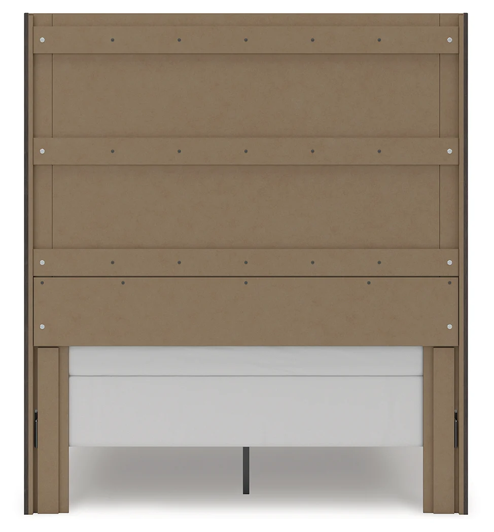 Fraluna Charcoal Queen Panel Storage Bed, Dresser and Mirror - Image 13