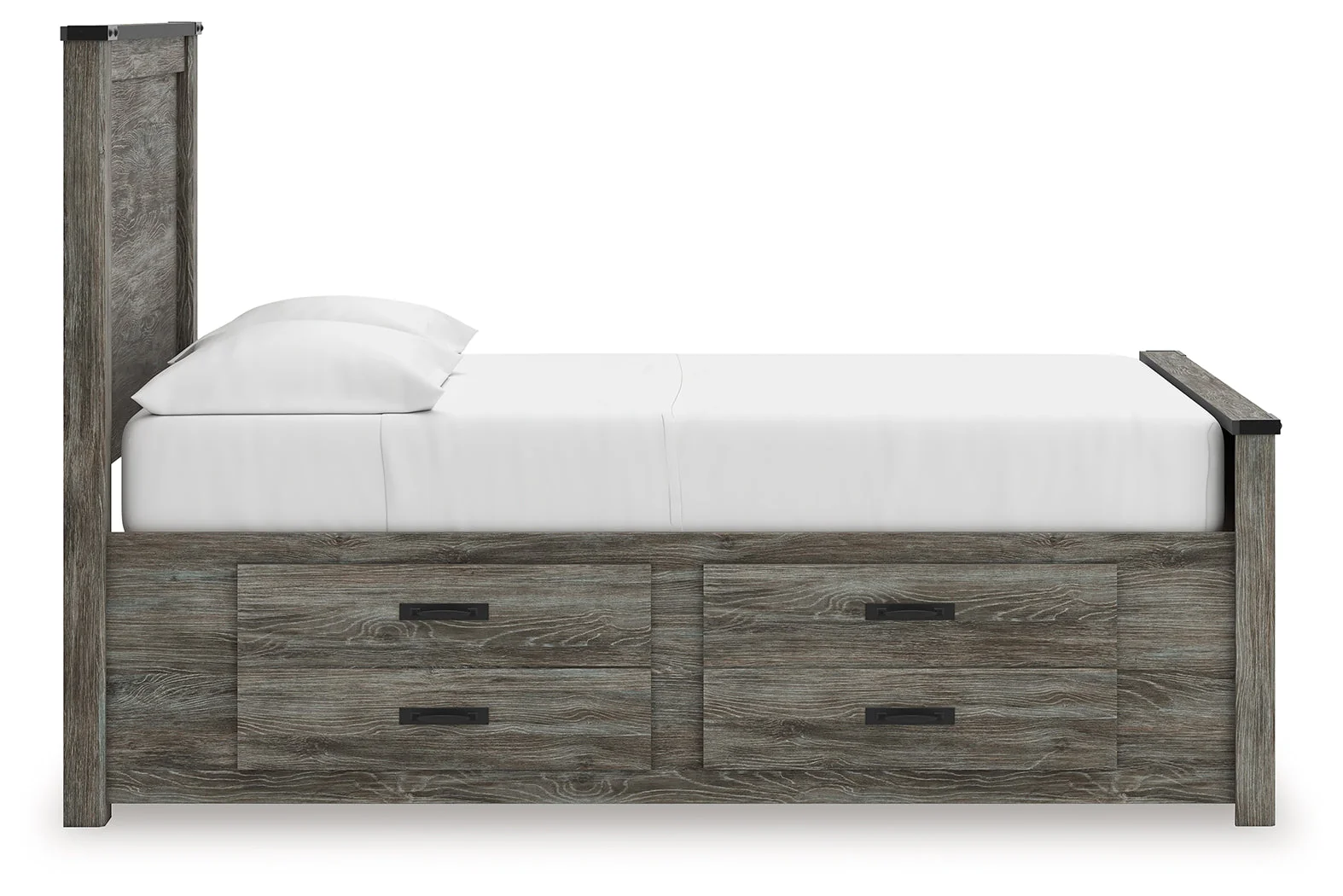 Frandern Black/Gray Full Panel Bed with Storage (Online Special Price) - Image 8