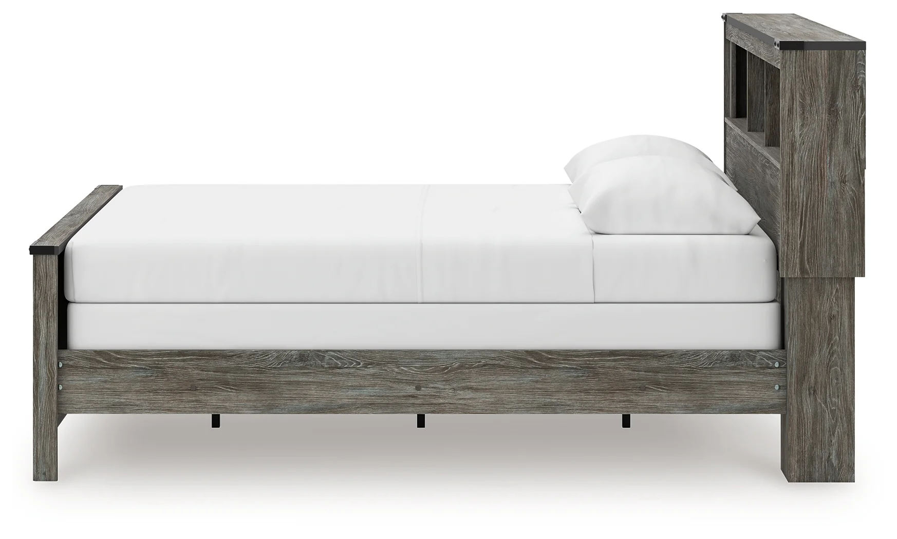 Frandern Gray Queen Bookcase Bed, Dresser and Mirror (Online Special Price) - Image 14