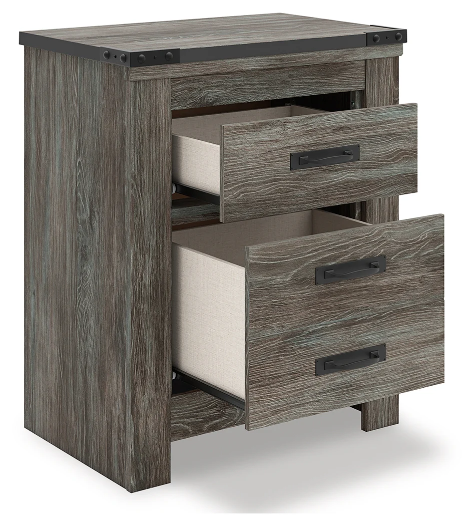 Frandern Gray Queen Panel Bed, Dresser, Mirror, Chest and 2 Nightstands - Image 25