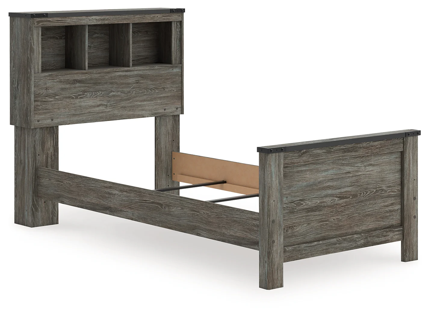 Frandern Gray Twin Bookcase Bed, Dresser and Mirror (Online Special Price) - Image 11