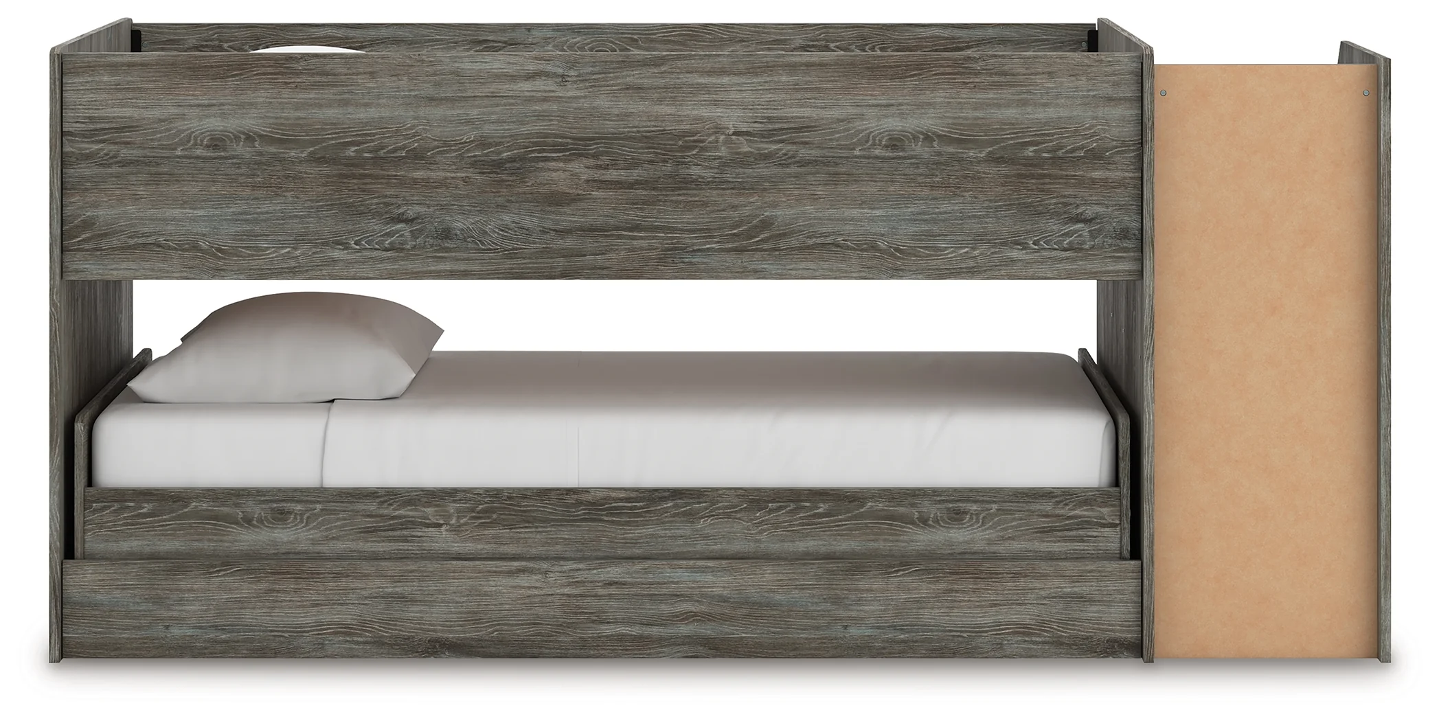 Frandern Gray Twin over Twin Loft Bed - Image 5