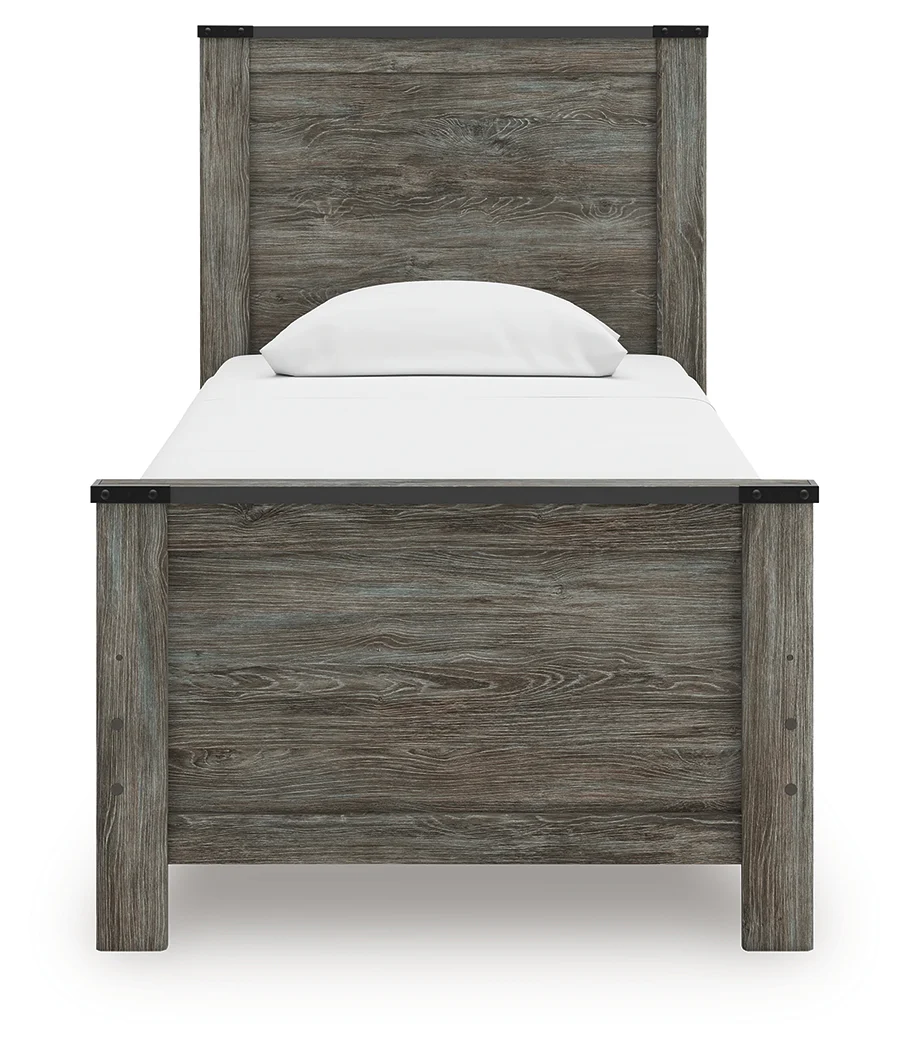 Frandern Gray Twin Panel Bed, Dresser and Mirror (Online Special Price) - Image 9