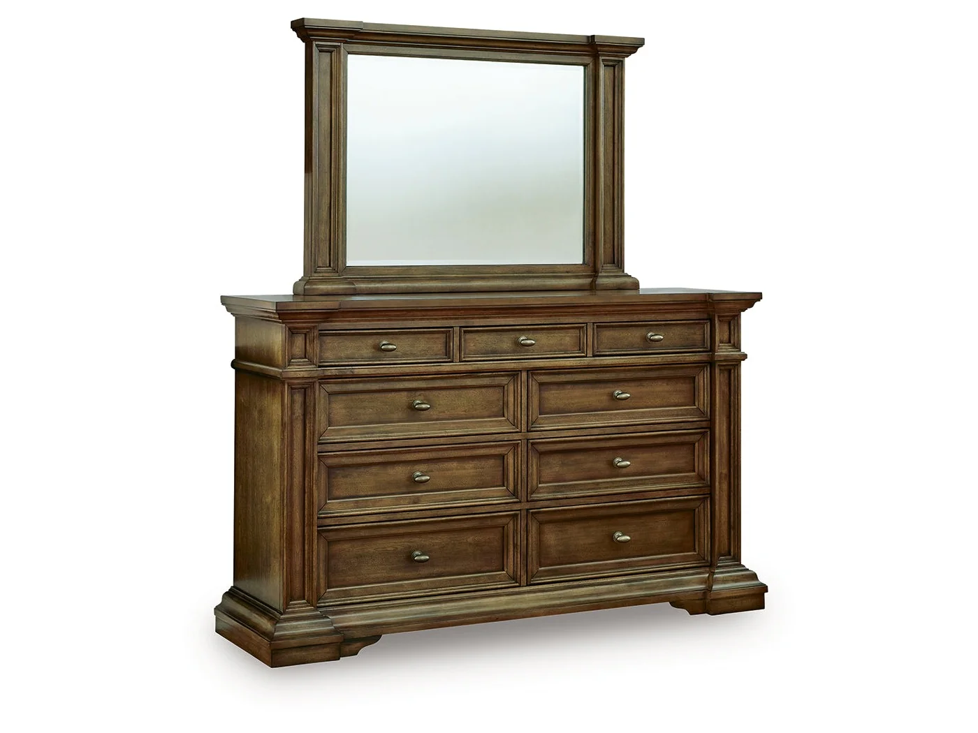 Frantanna Brown Dresser and Mirror - Image 2