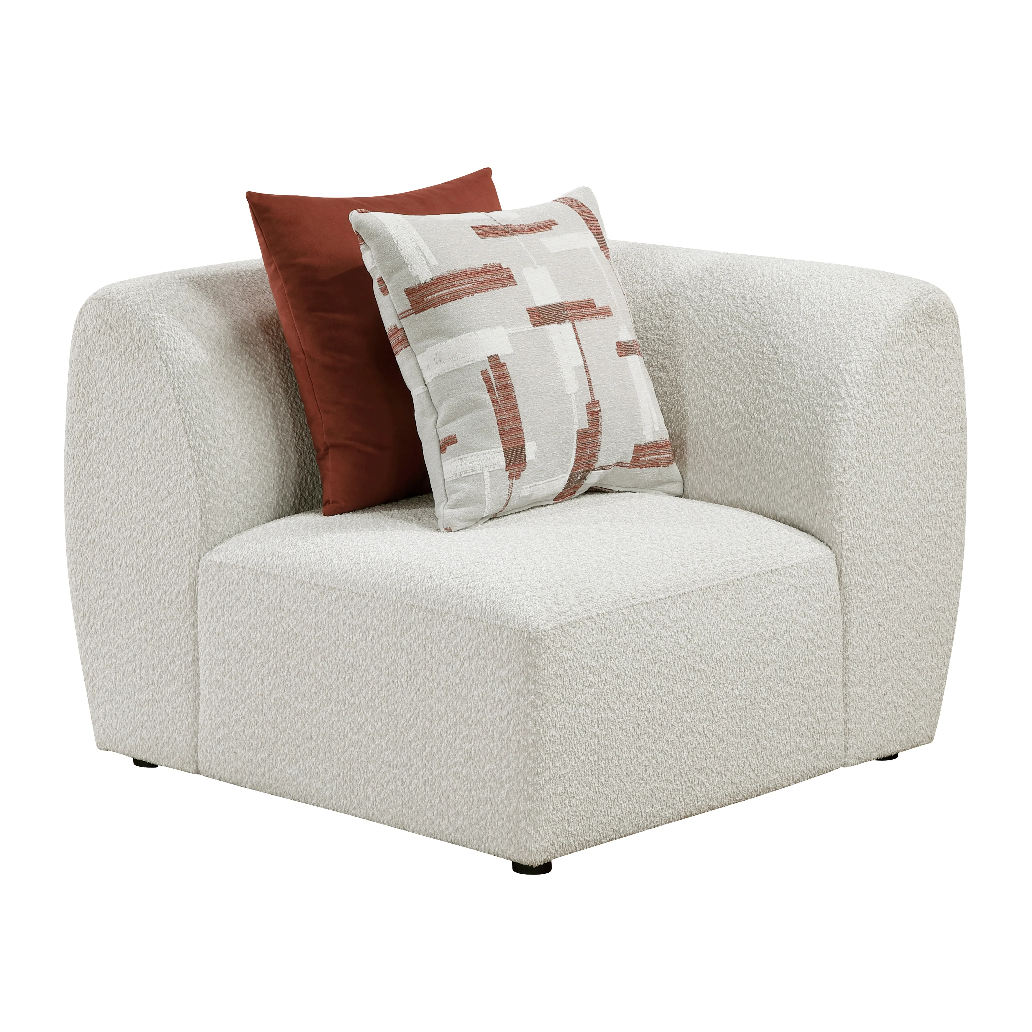 Franz Beige 5-Piece Modular Sectional - Image 3