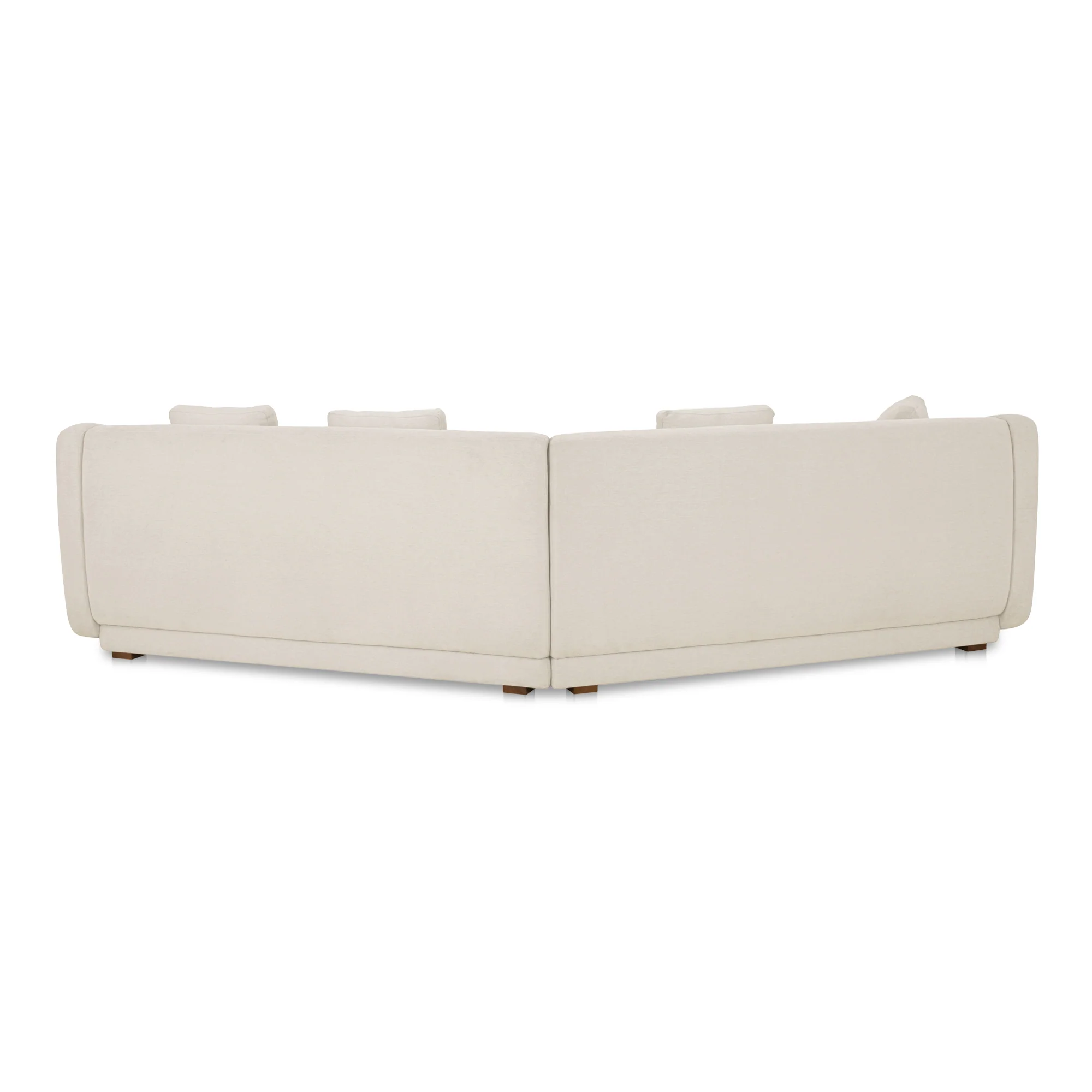 Fraser White 2 Piece Modular Sofa - Image 4
