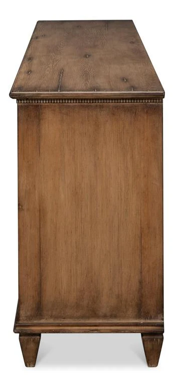 French Country Tan Sideboard - Image 6