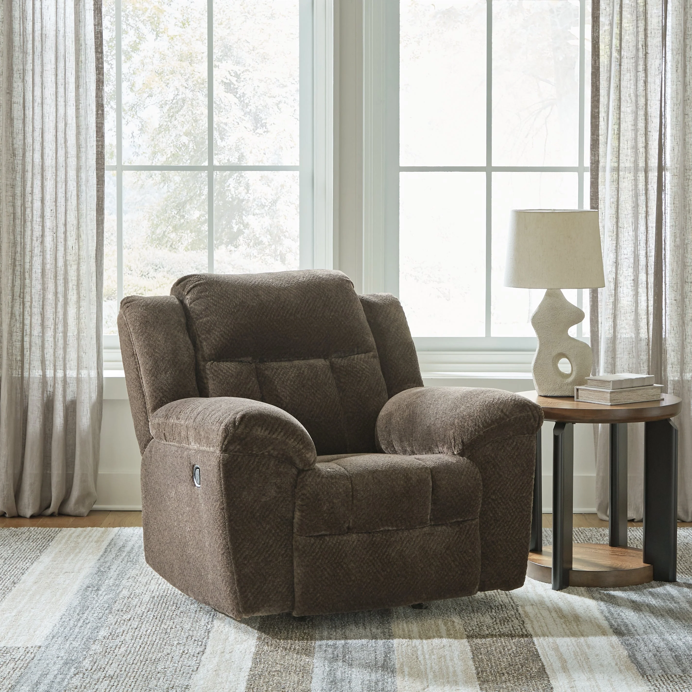 Frohn Chocolate Reclining Sofa, Loveseat and Recliner (Online Special Price) - Image 18