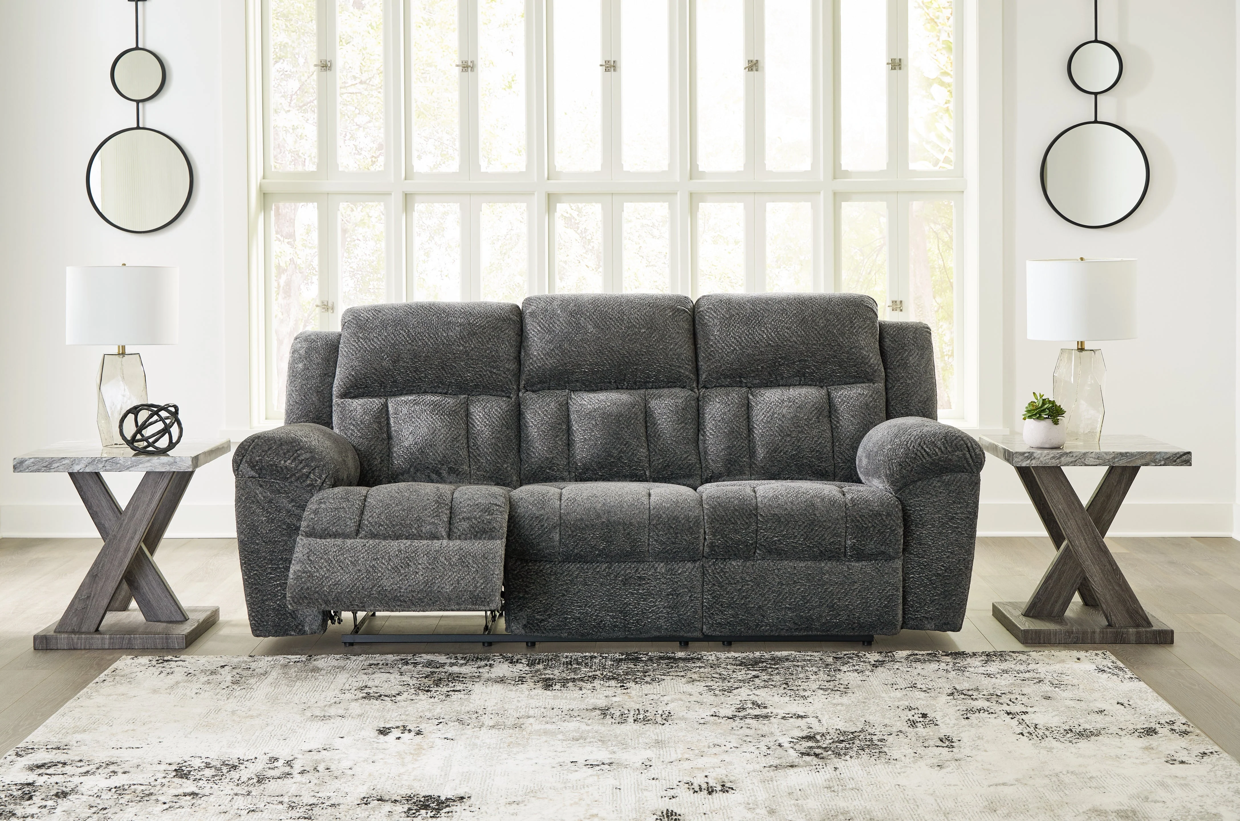 Frohn Graphite Reclining Sofa (Online Special Price) - Image 7