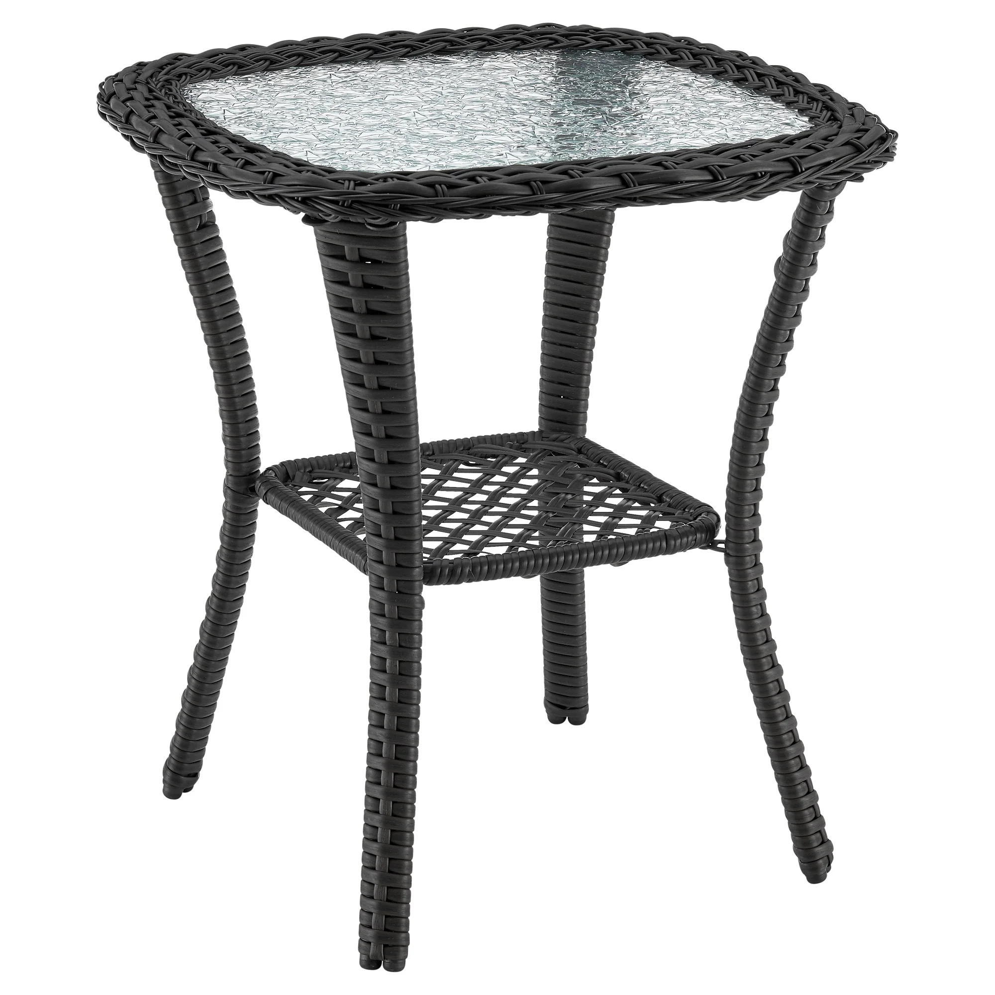 Fruttuo Patio 2-Person Seating Group with End Table with Cream Cushions - Image 5